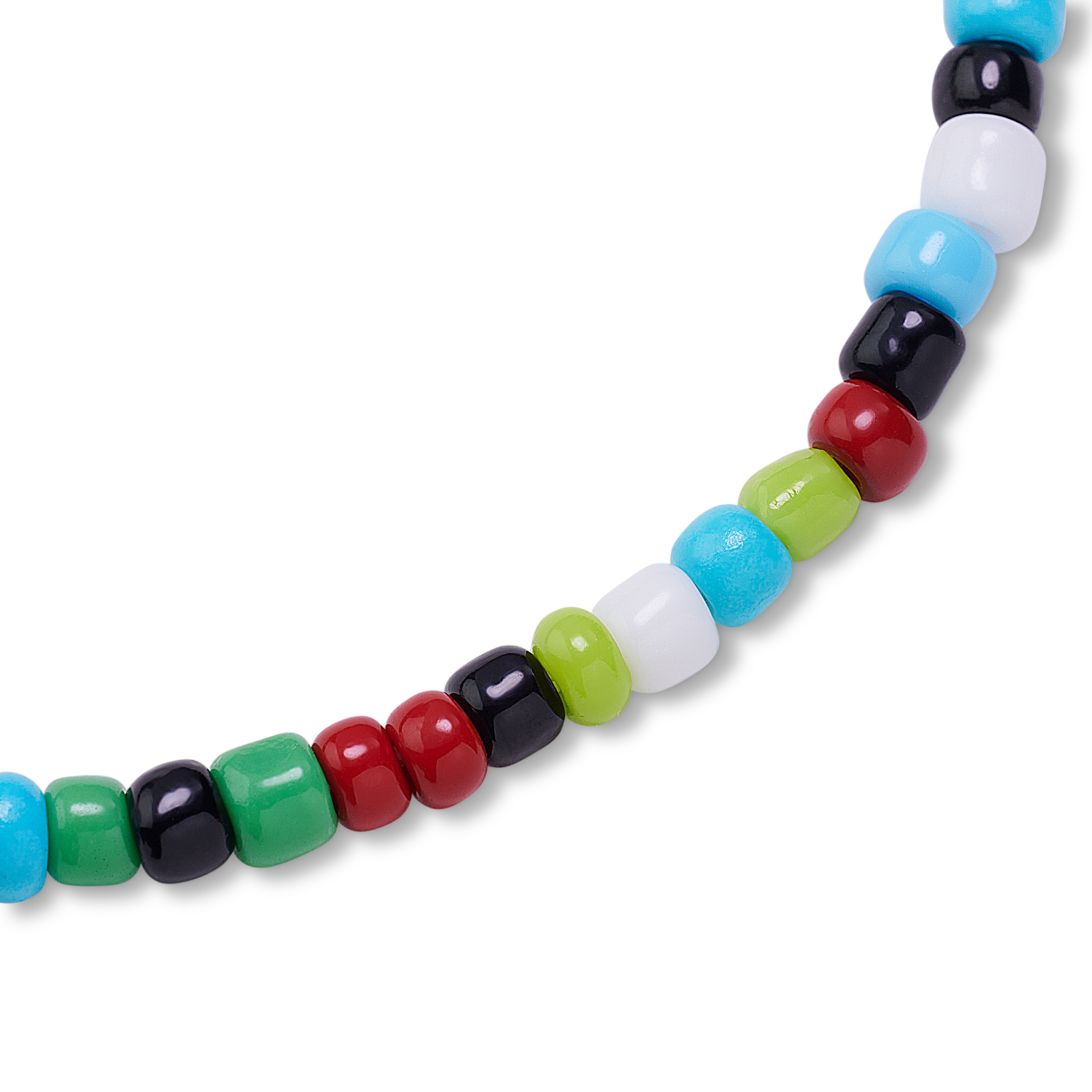 Amalfi | Originální vícebarevný náhrdelník ze skleněných korálků - 4