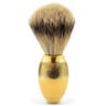 Gold-Toned Best Badger Shaving Brush