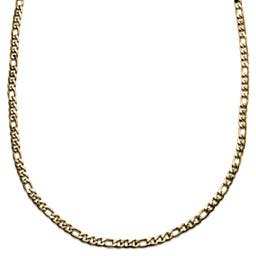 Curtis Amager Gold-Tone Figaro Chain Necklace