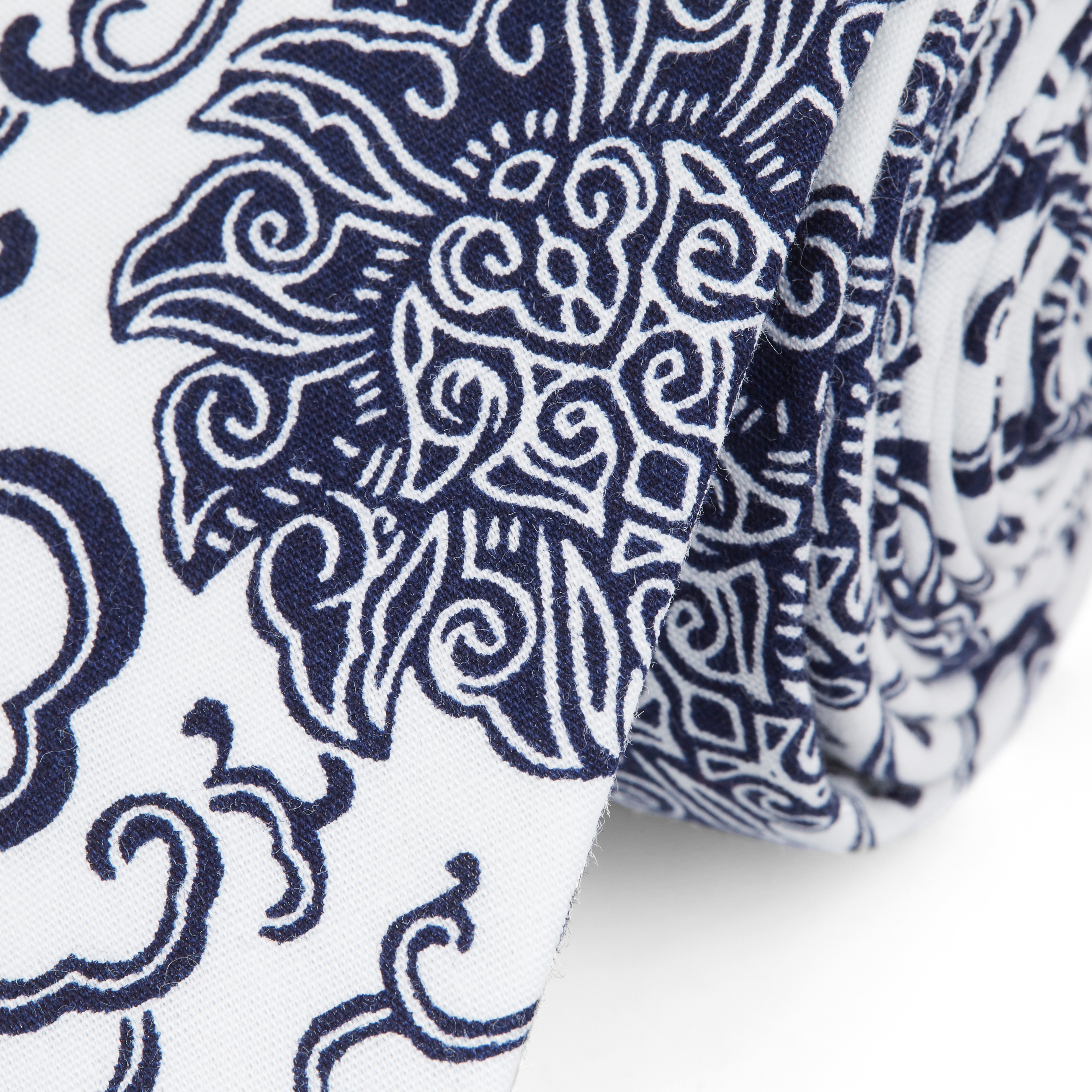 Sininen & valkoinen graafinen solmio - 2