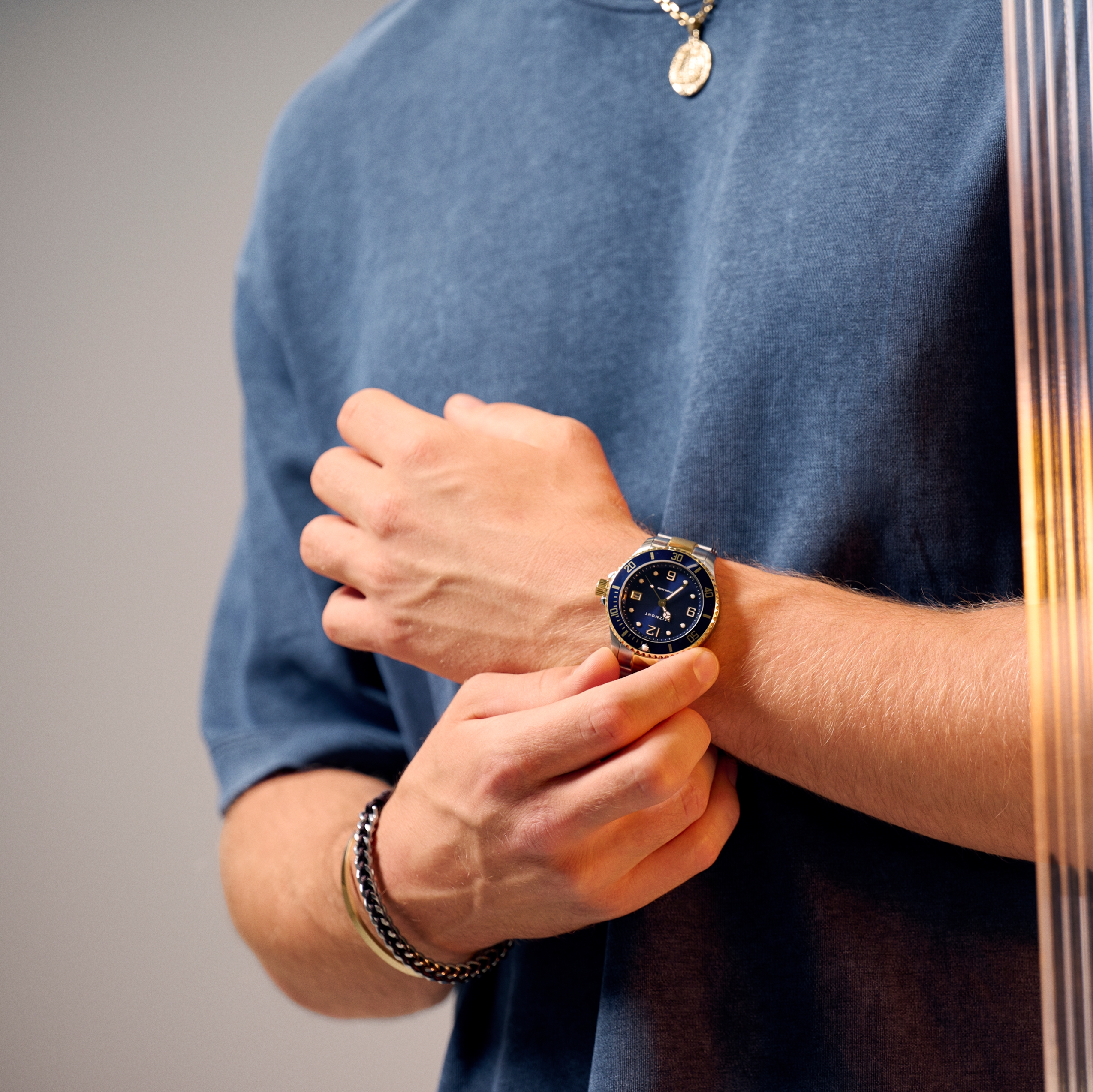 Montre en acier inoxydable David Tide - 2