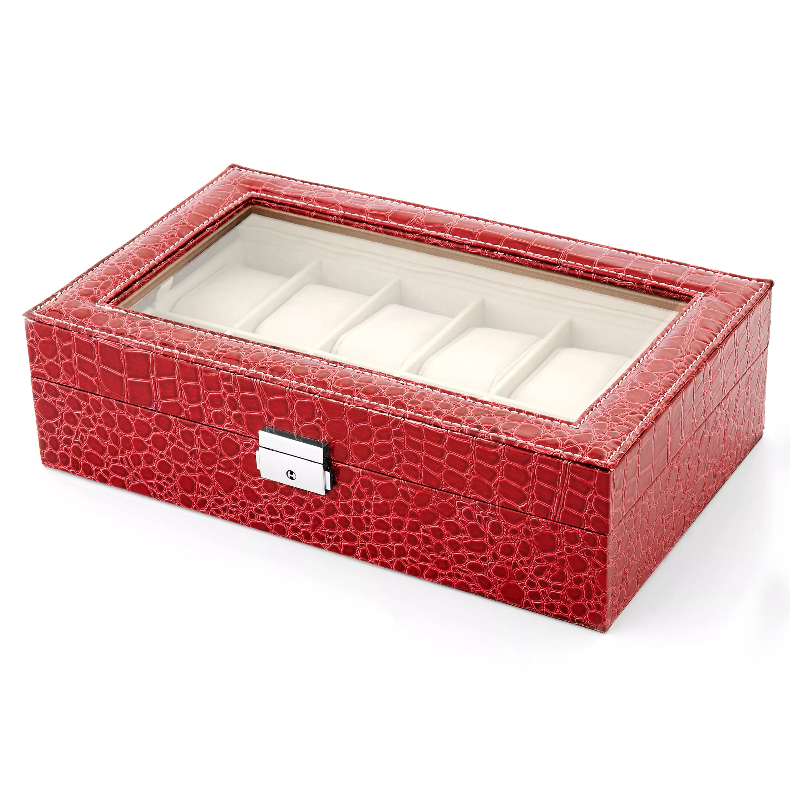 Alligatorimitation Klockskrin - 12 Klockor - 1