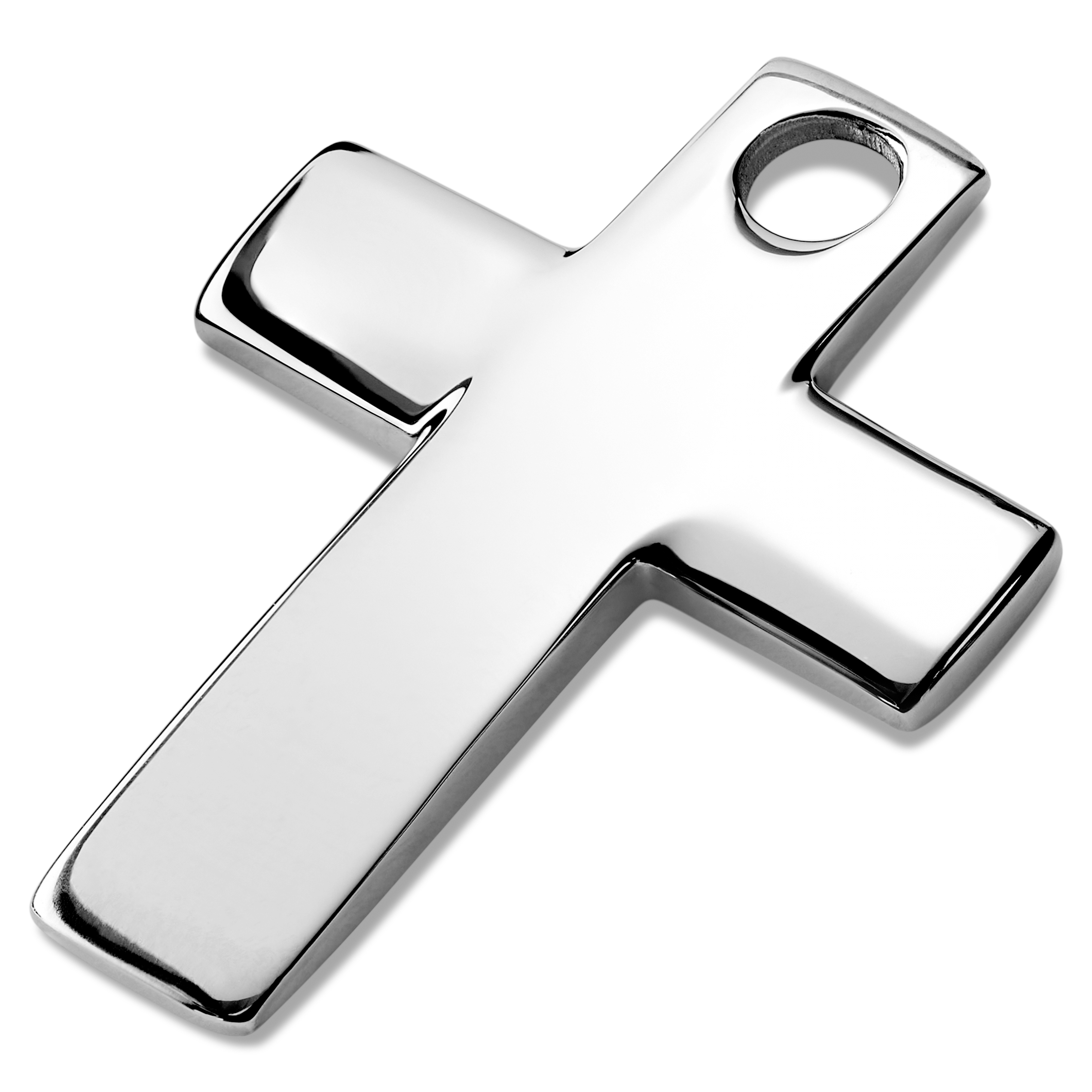 Сребриста висулка кръст Leo Gravel - 2