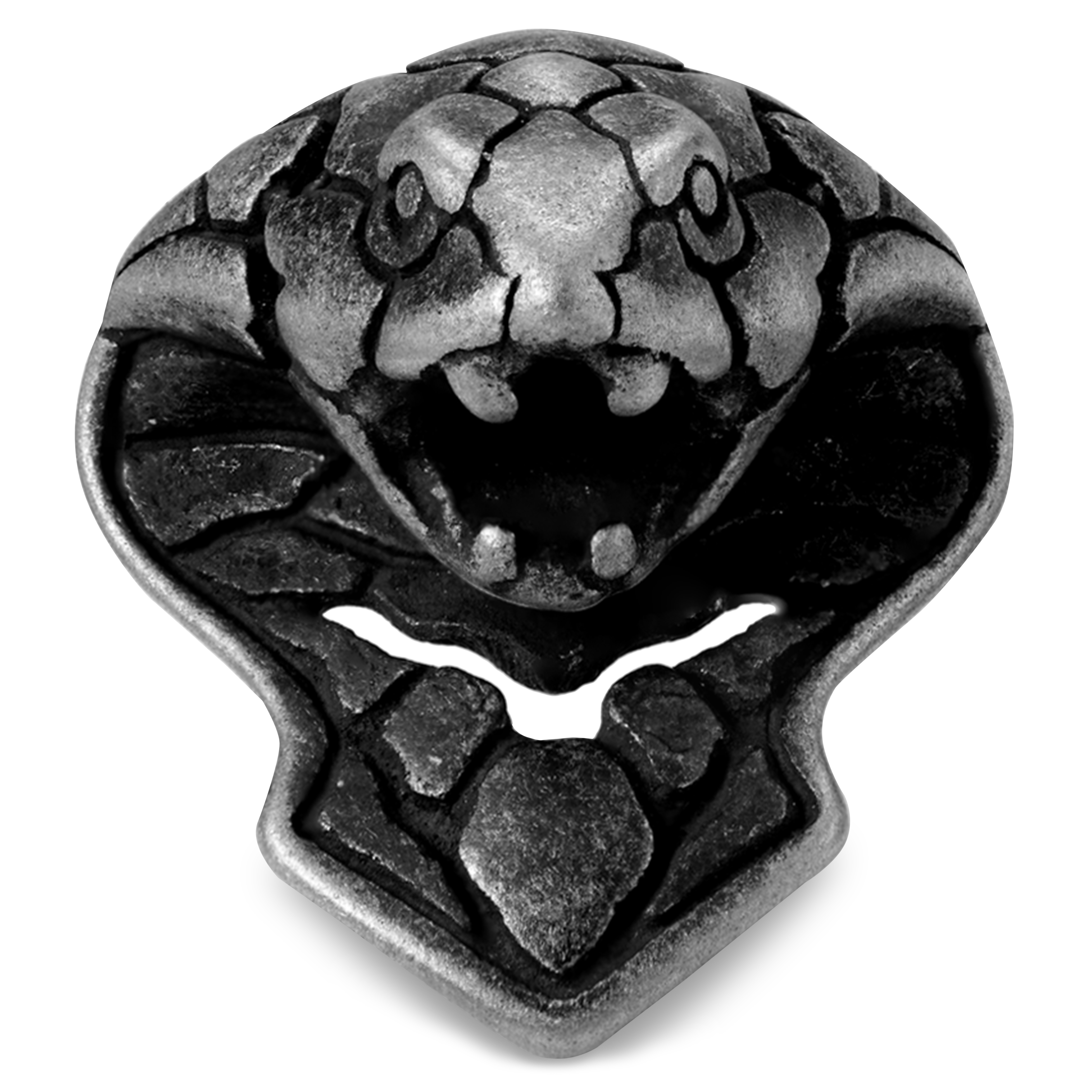 Harmaa teräksinen Jax-kobrakorvakoru - 3