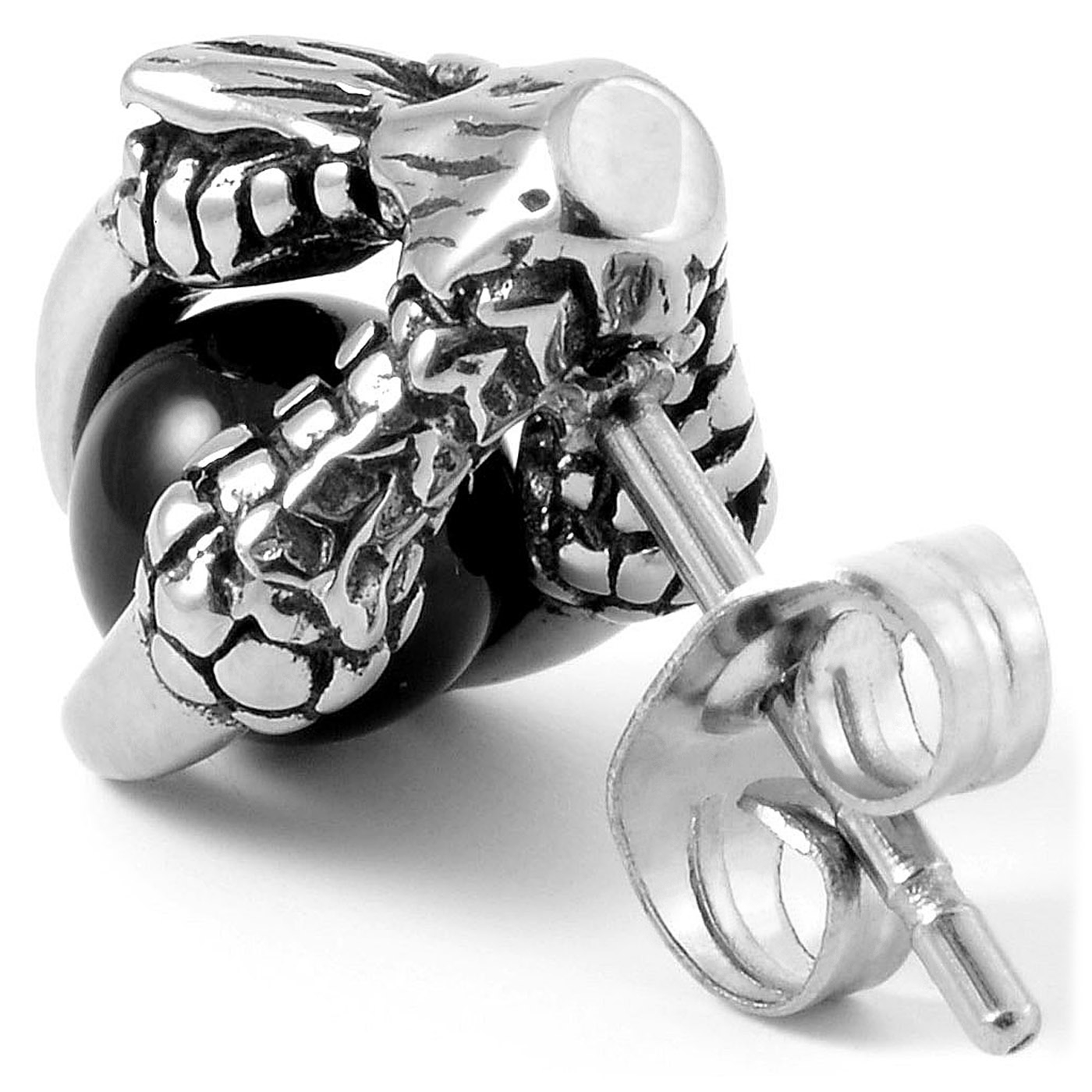 Boucle d'oreille La serre argentée - 4