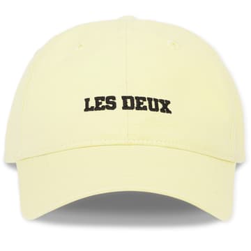 Les Deux | Jasnożółta czapka z daszkiem Mini Blake Dad Cap Les Deux | Jasnożółta czapka z daszkiem Mini Blake Dad Cap