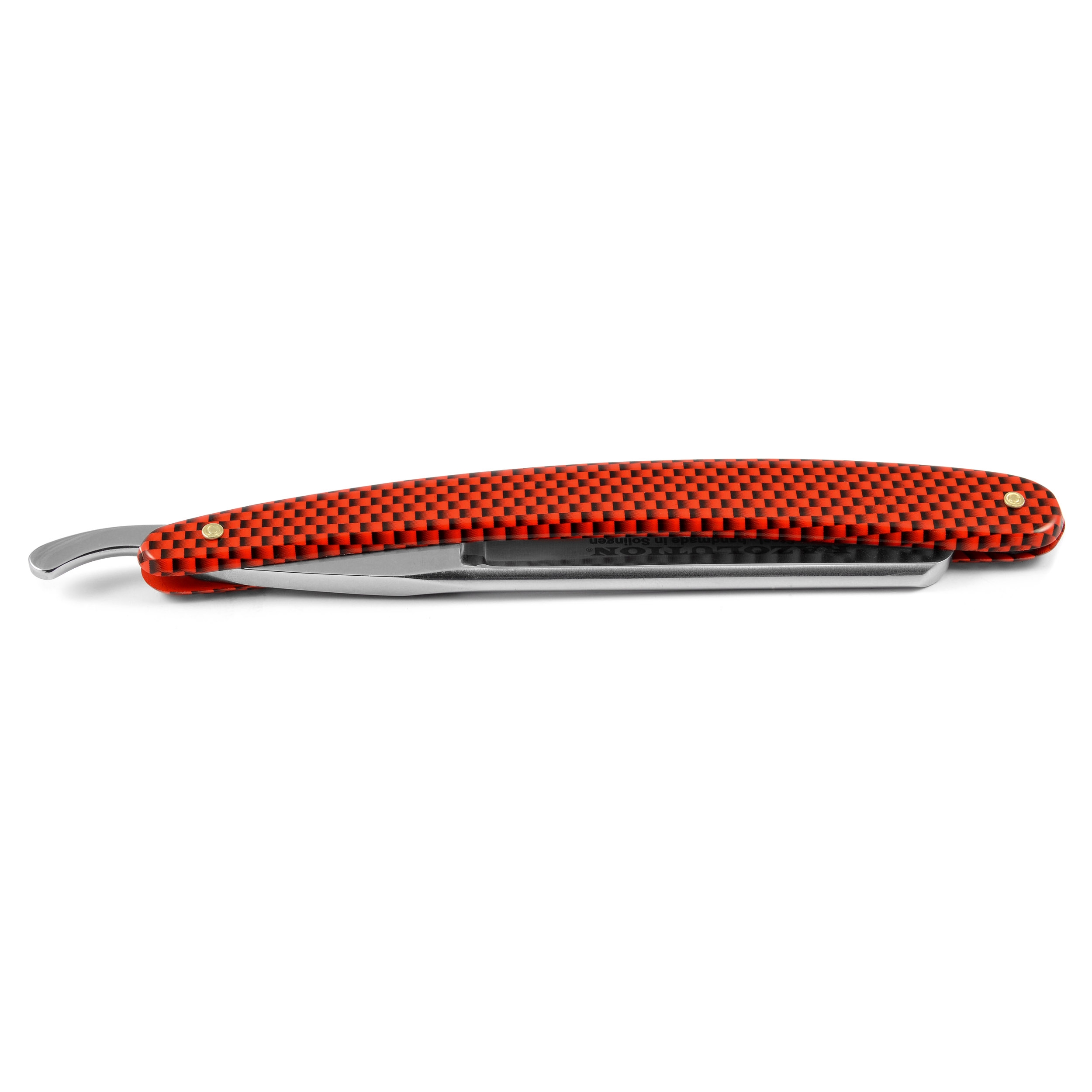 NASCAR Racing sarkans 5/8" oglekļa tērauda taisns skuveklis - 5