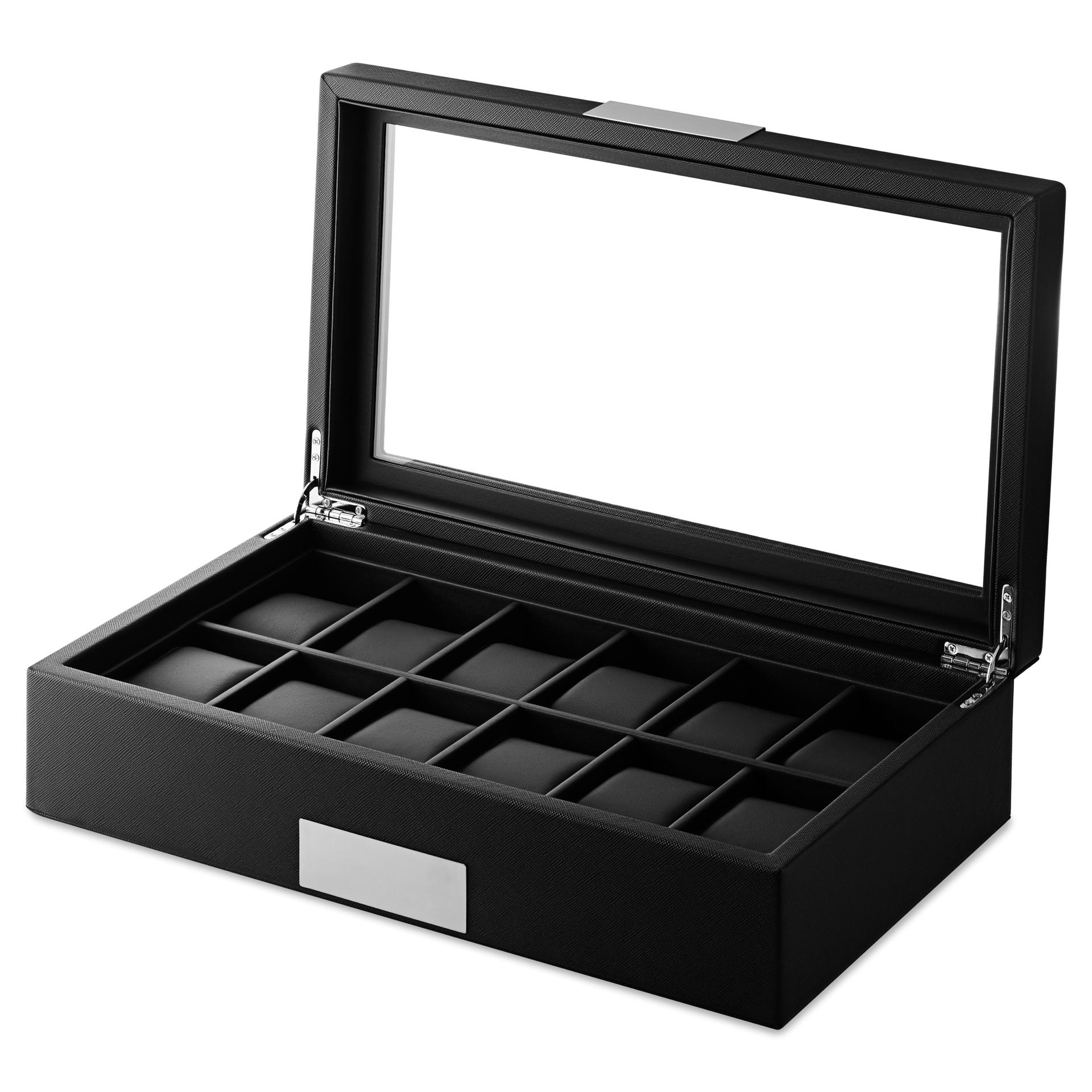 Étui De Rangement Pour Montres En Tissu Doux - Coffret 2 Compartiments Pour Couples - Idéal Voyage, Rangement élégant - Protège Montres Et Bijoux - Design Compact Et Portable