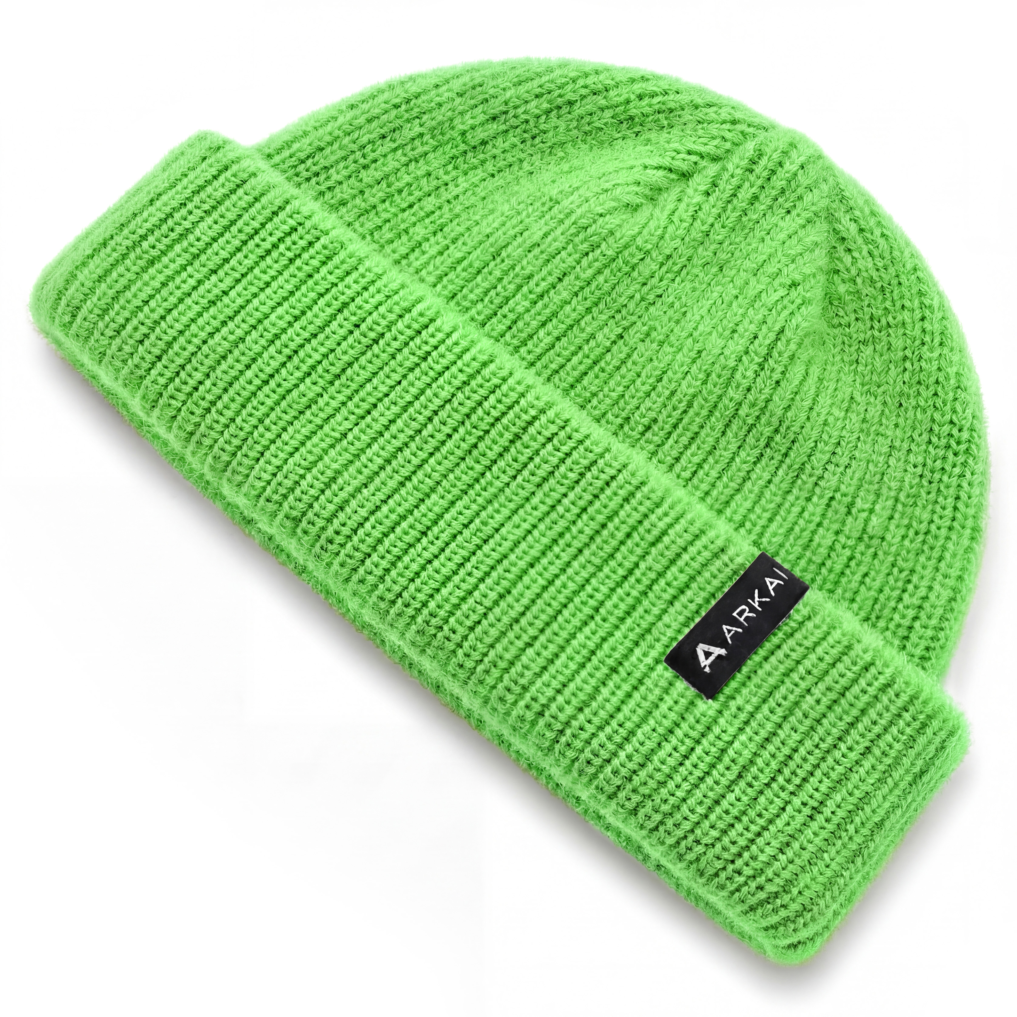 Nordic | Zeleni rebrasti fisherman beanie - 2