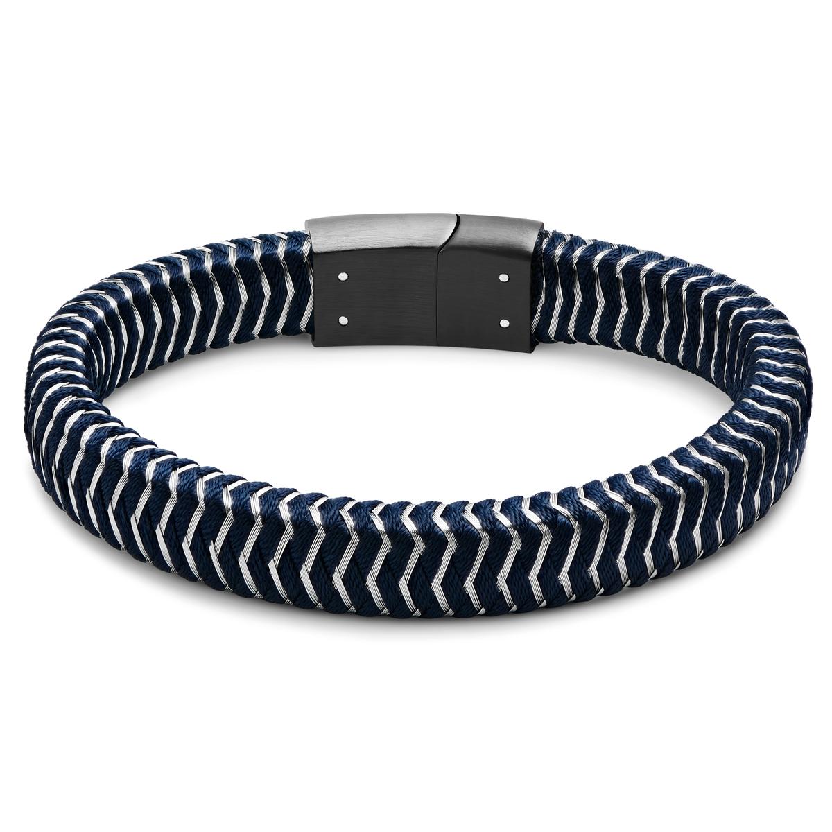 Blue Stainless Steel Wire Bracelet In stock! Lucleon