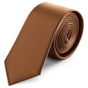 Cravatta Skinny in raso ruggine da 6 cm Cravatta Skinny in raso ruggine da 6 cm