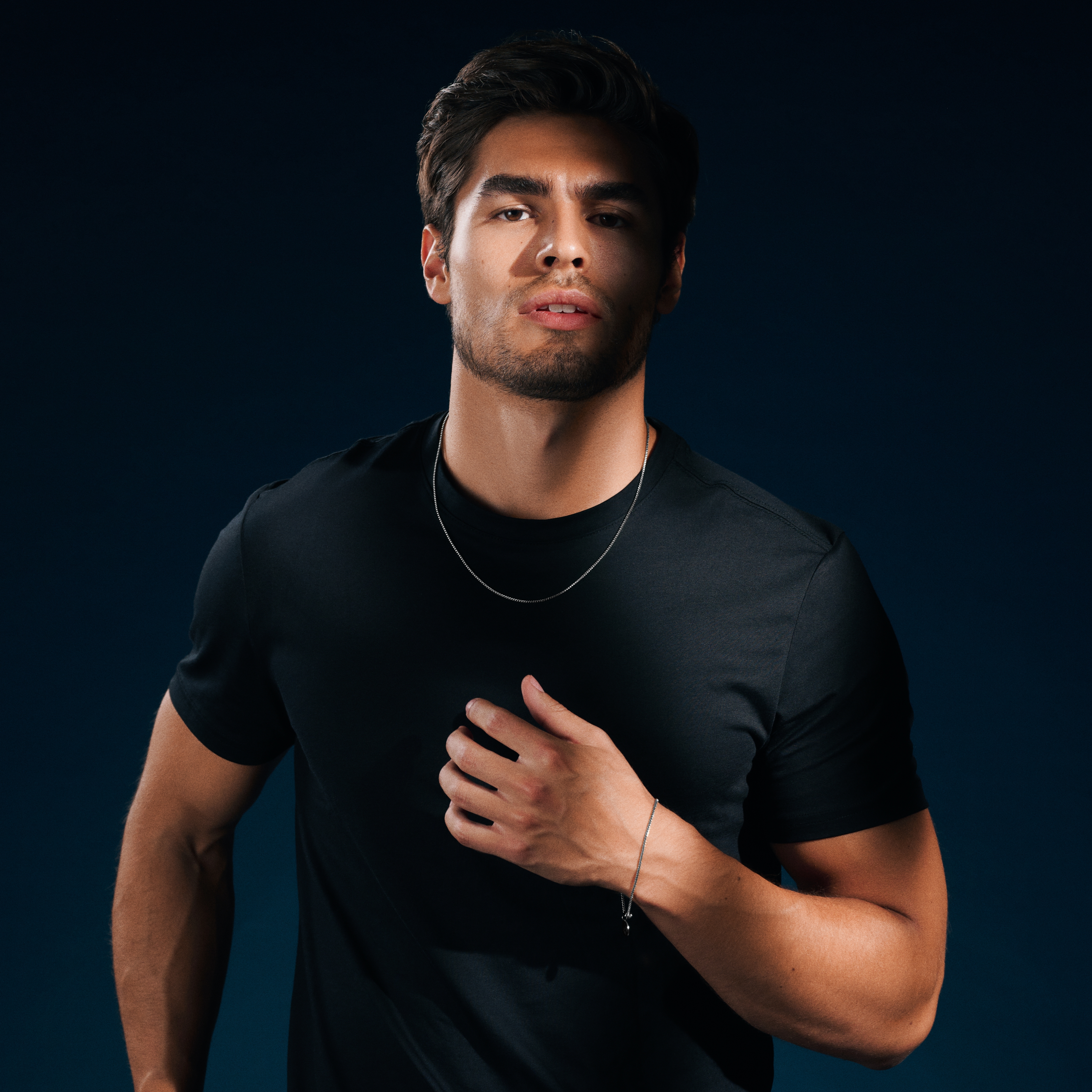 Essentials | 1/32" (1 mm) Silver-Tone Square Box Chain Bracelet - 2