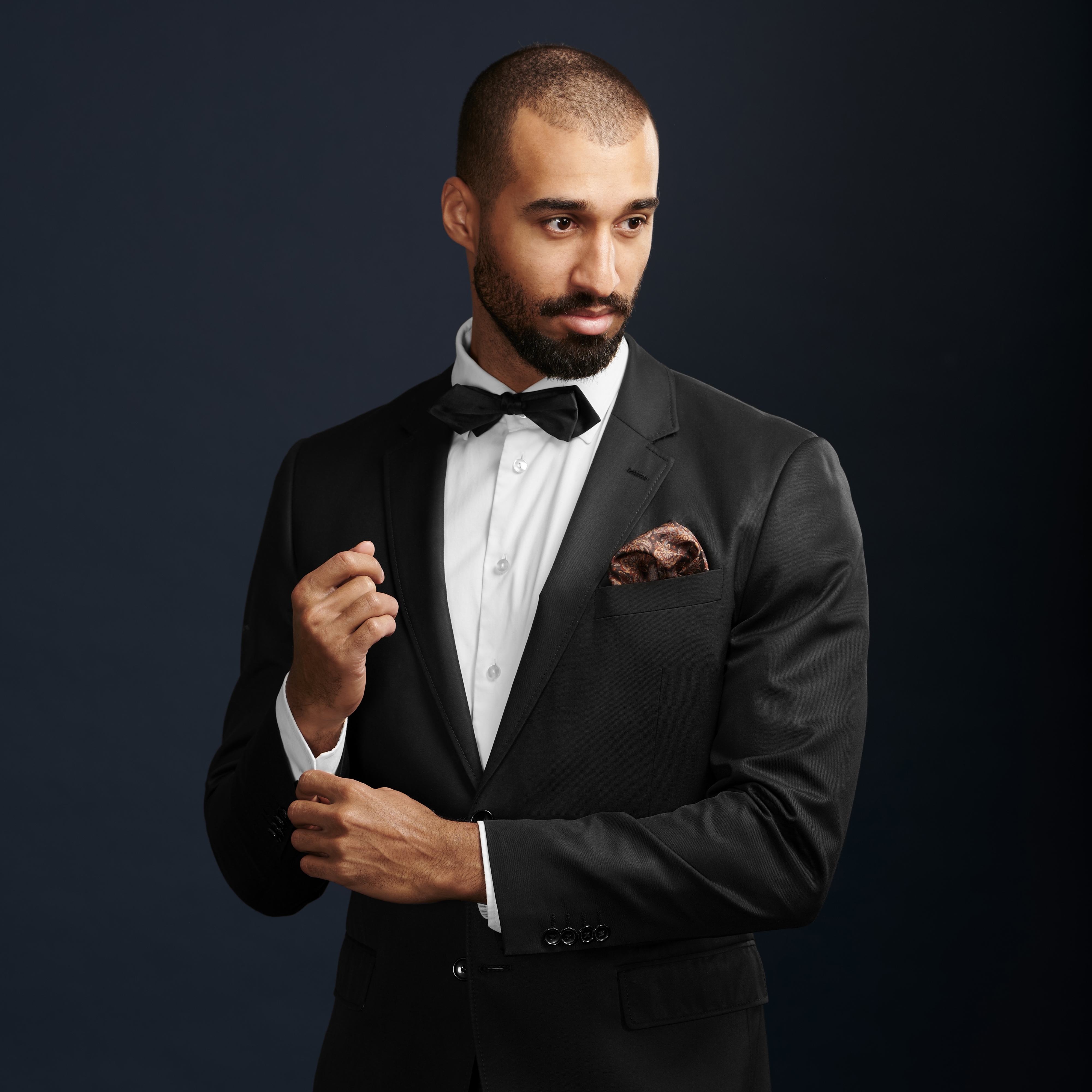 Копринена кърпичка за сако Bilal - 6