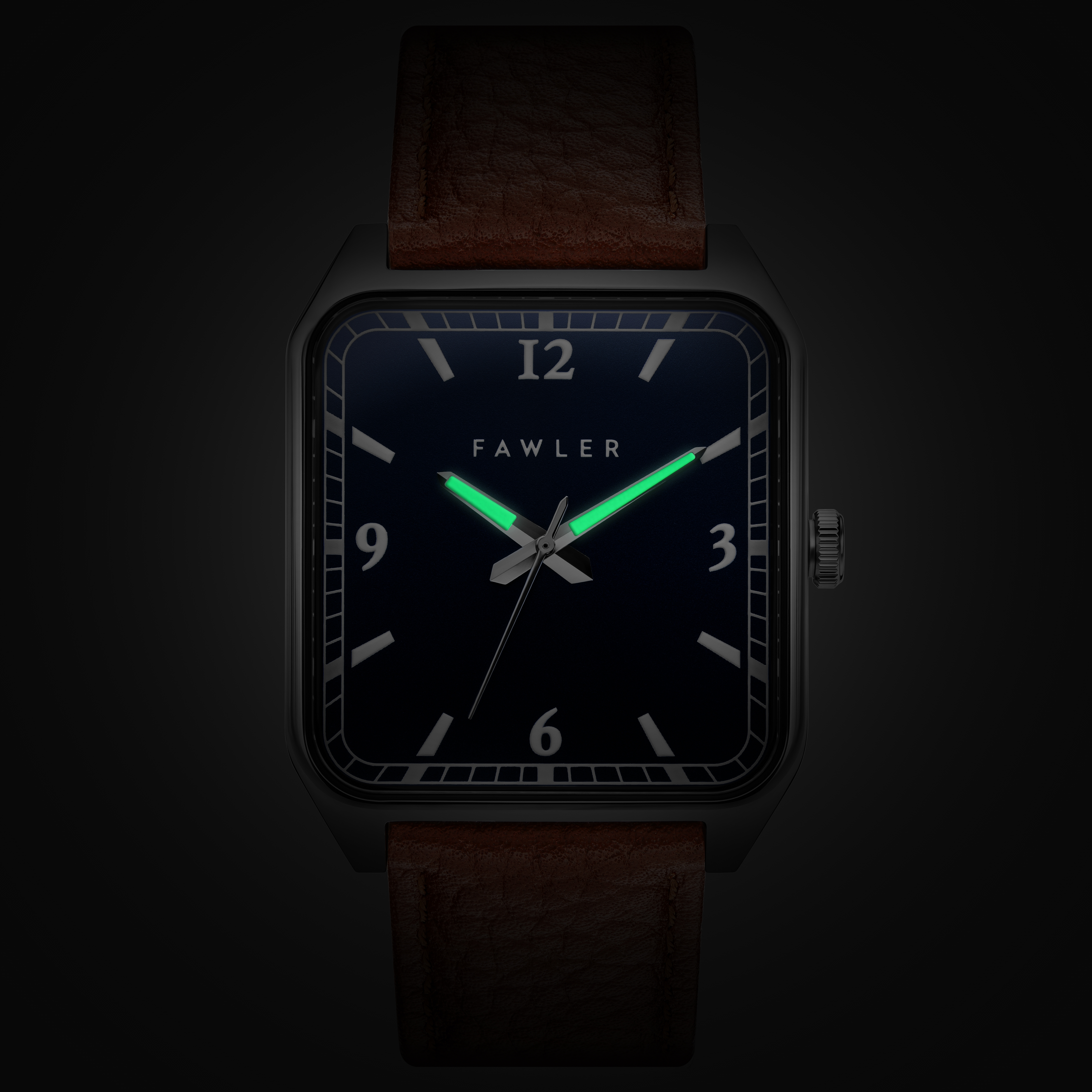 Clyde | Square Silver-Tone and Blue Watch - 2