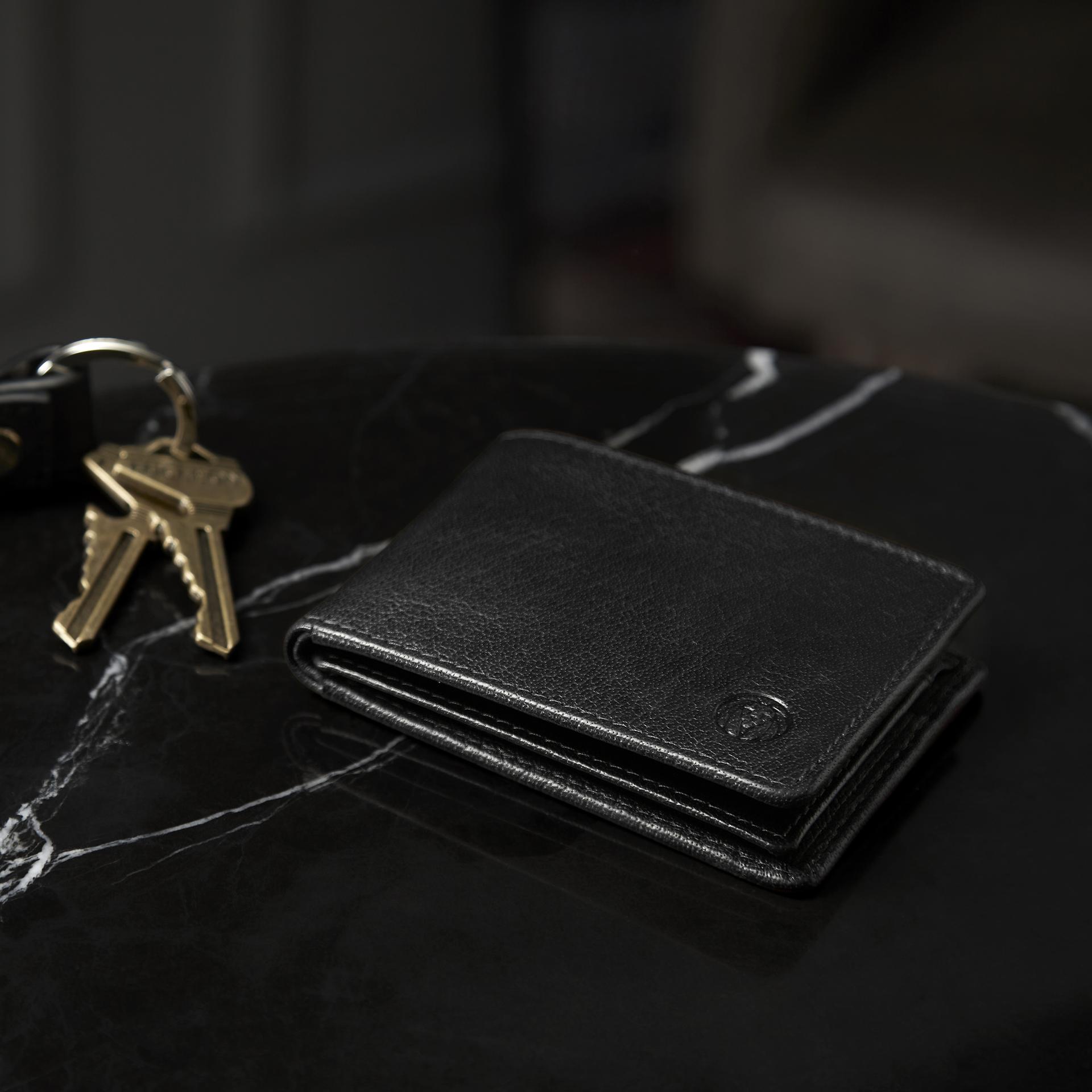 2 Mini Portafogli In Tela Con Zip - Portamonete Compatti Per Donne, Bambini E Ragazze (Nero) - Foto 5