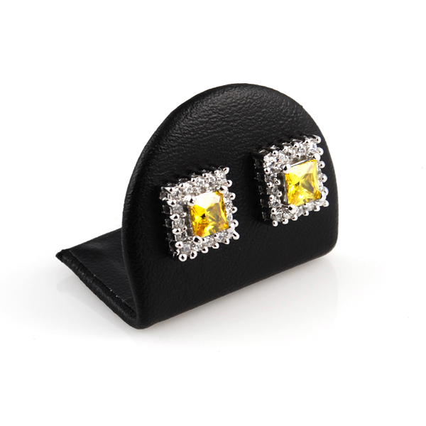 Guld Midte Bling Øreringe - 3