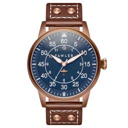 Apollo | Limited-edition Copper-tone Stainless Steel Pilot’s Watch