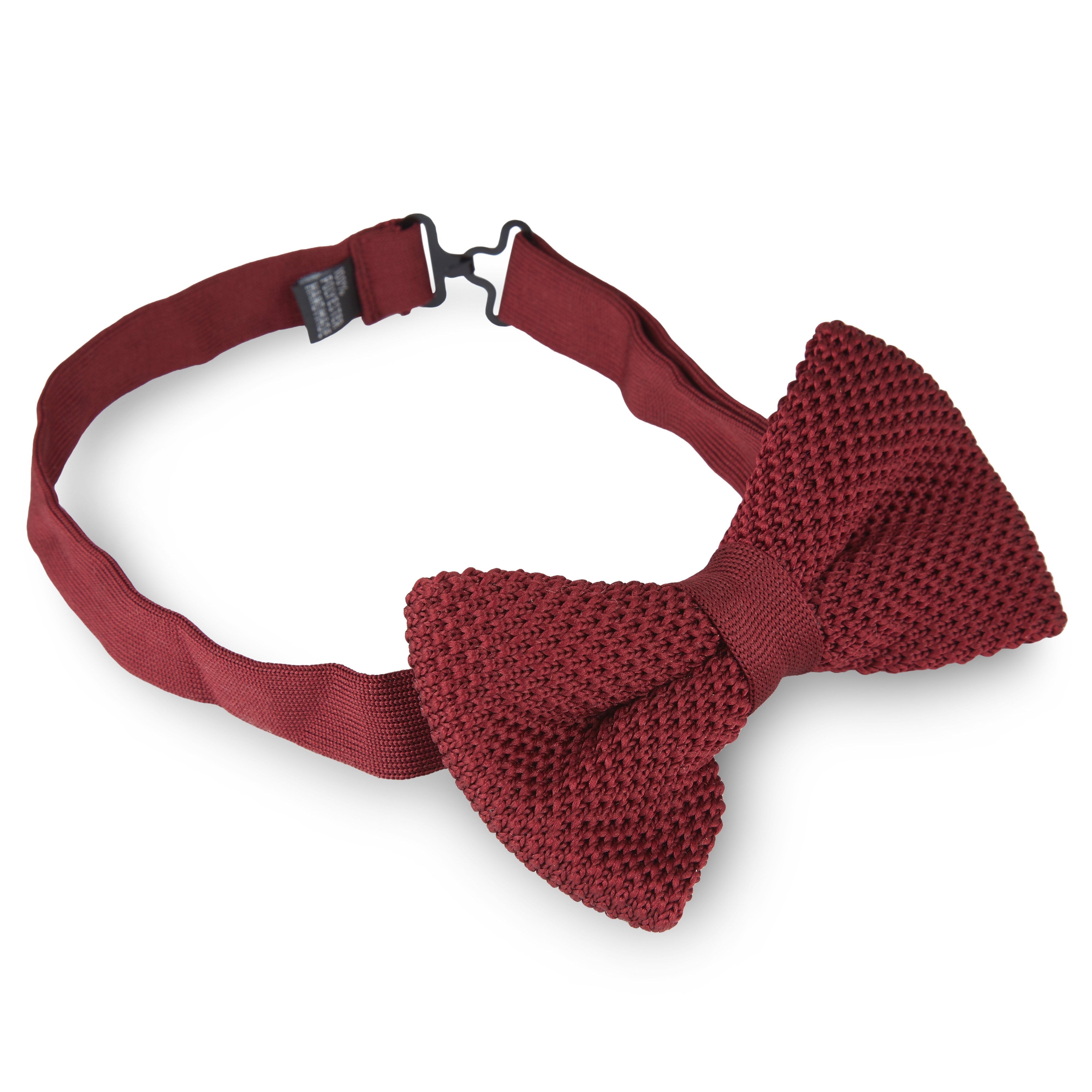 Burgunderrote Strickfliege - 2