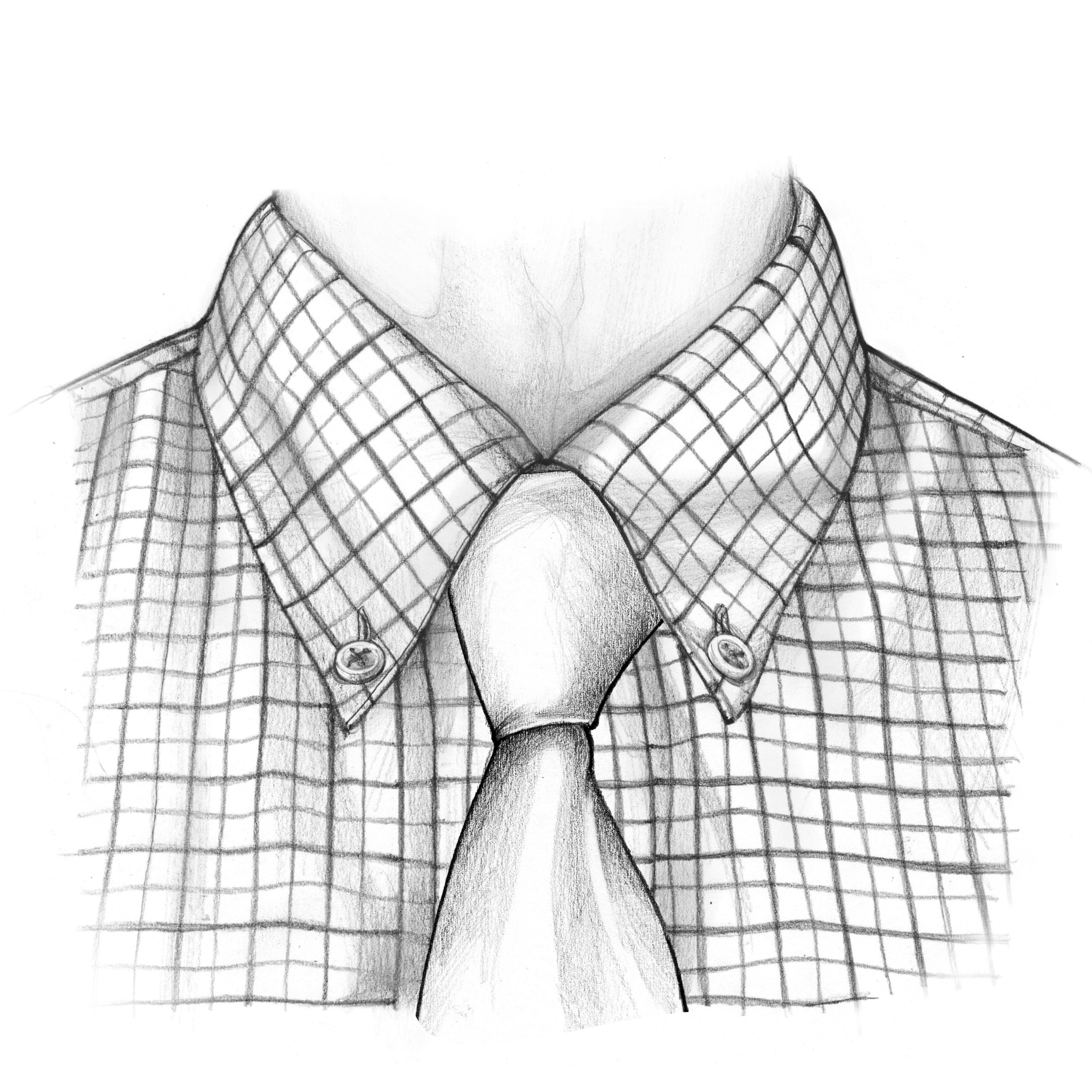 Der Four-In-Hand Krawattenknoten