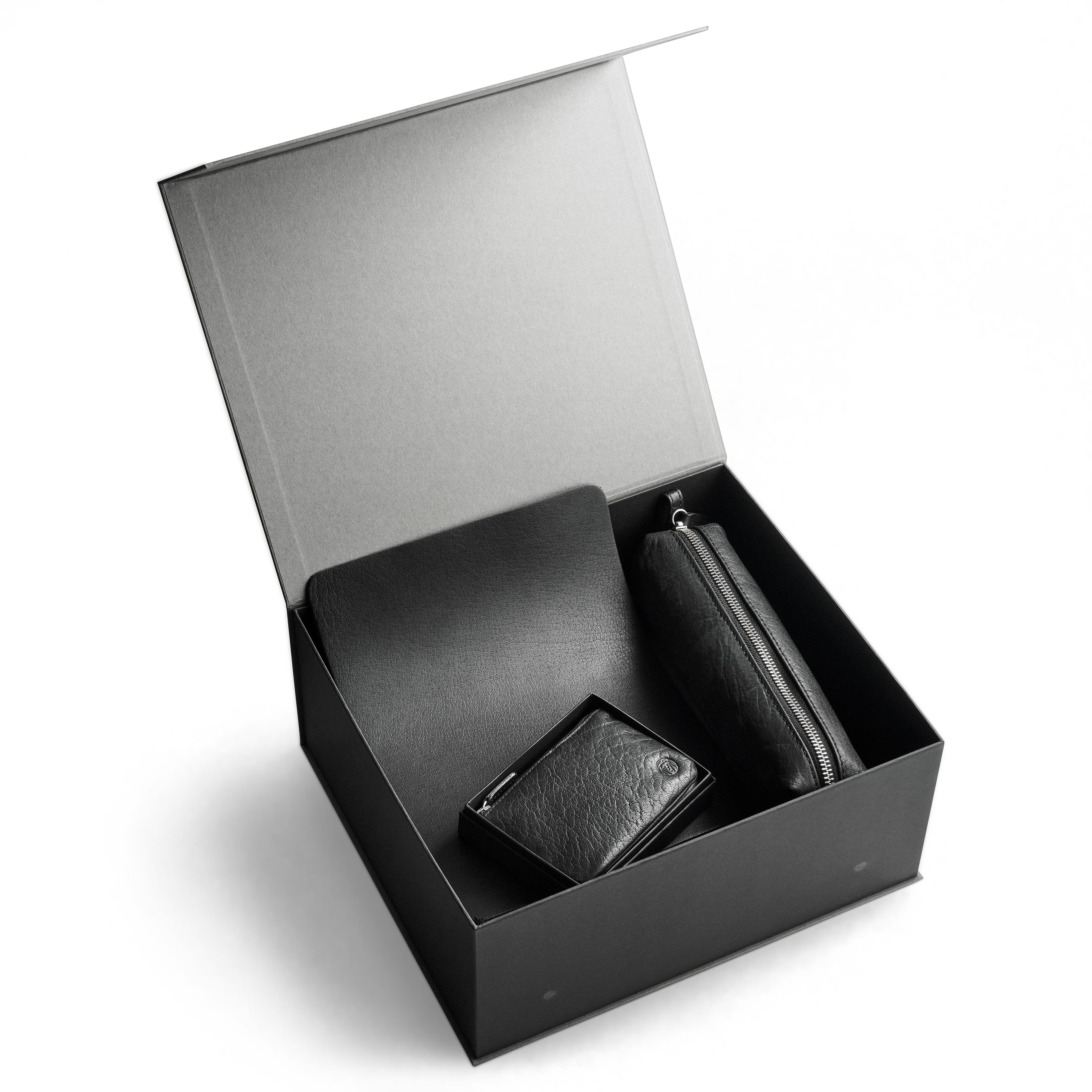 Office Professional Gift Box | Black Leather - 1