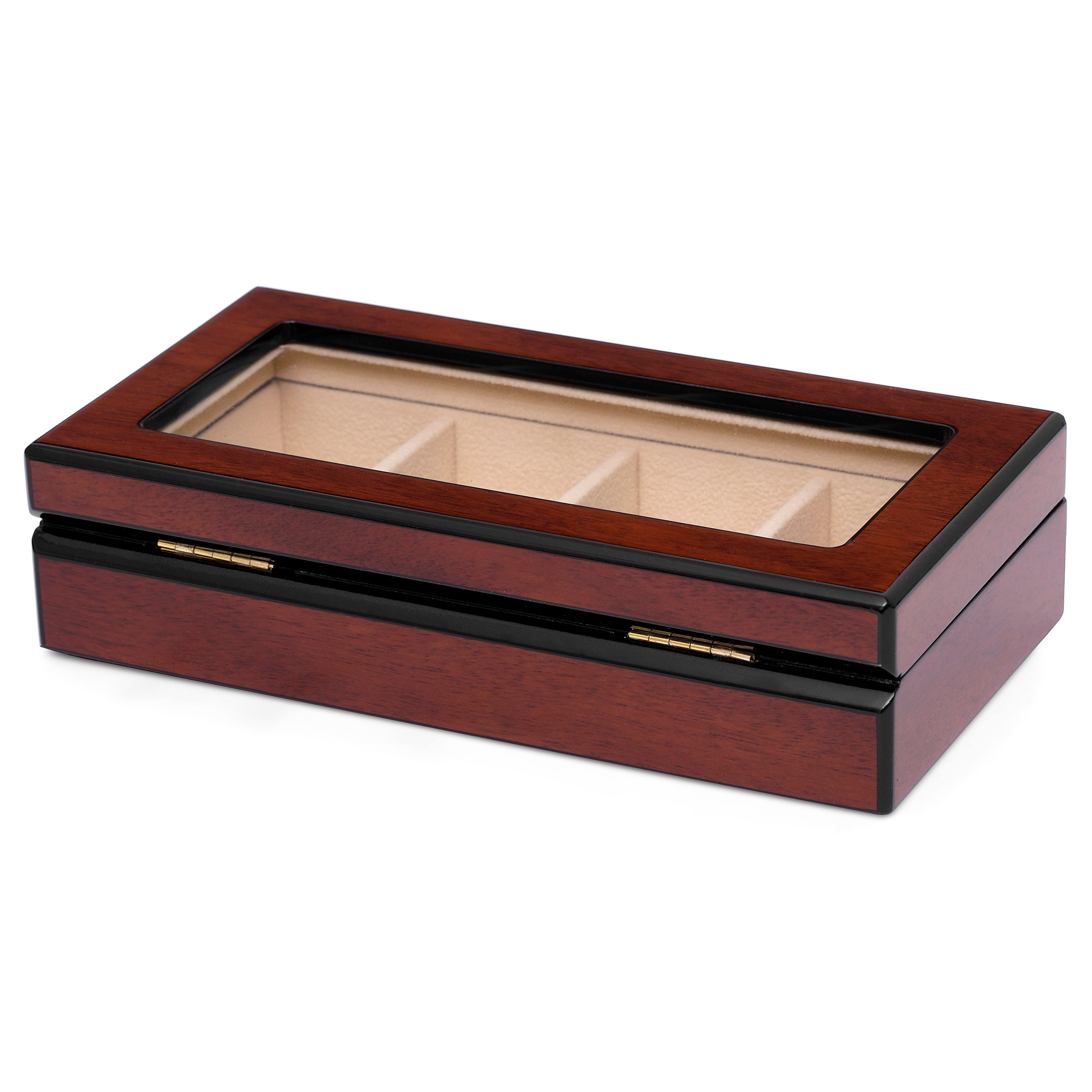 Luxe Houten Doos voor Manchetknopen - 4