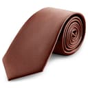 Terakotna grosgrain kravata širine 8 cm Terakotna grosgrain kravata širine 8 cm