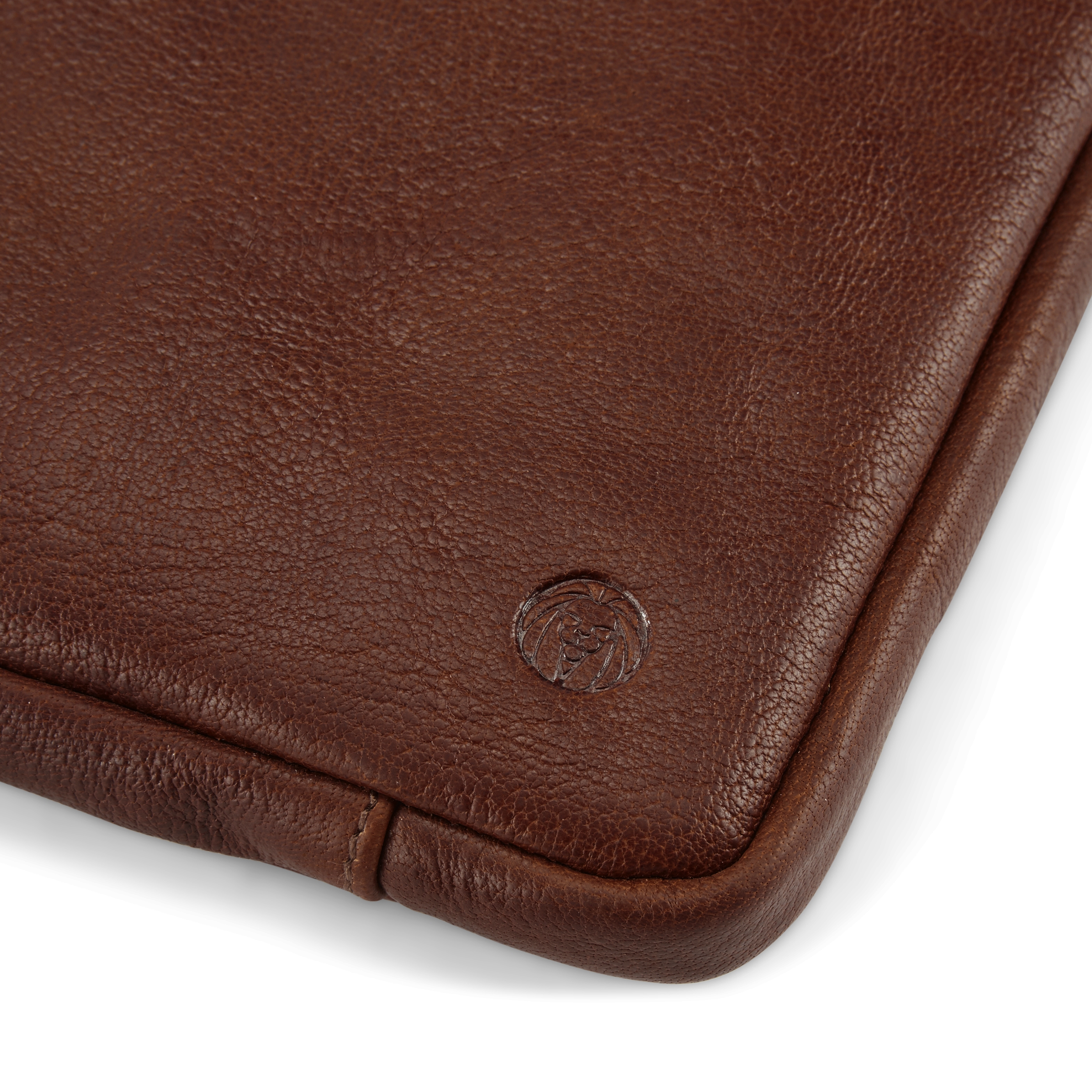 Custodia California in pelle marrone chiaro per laptop - 7