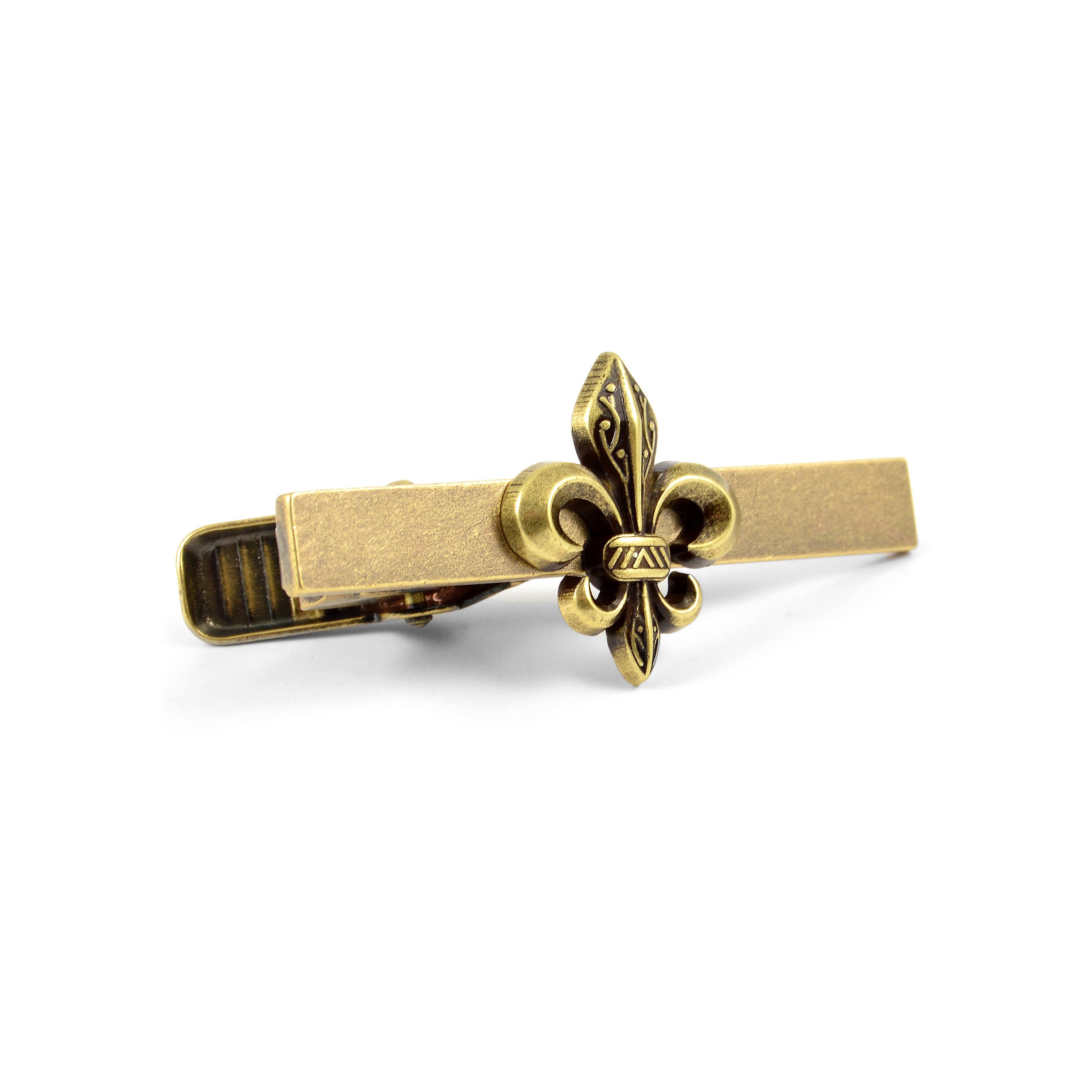 Mola de Gravata Flor-de-Lis em Cobre - 3