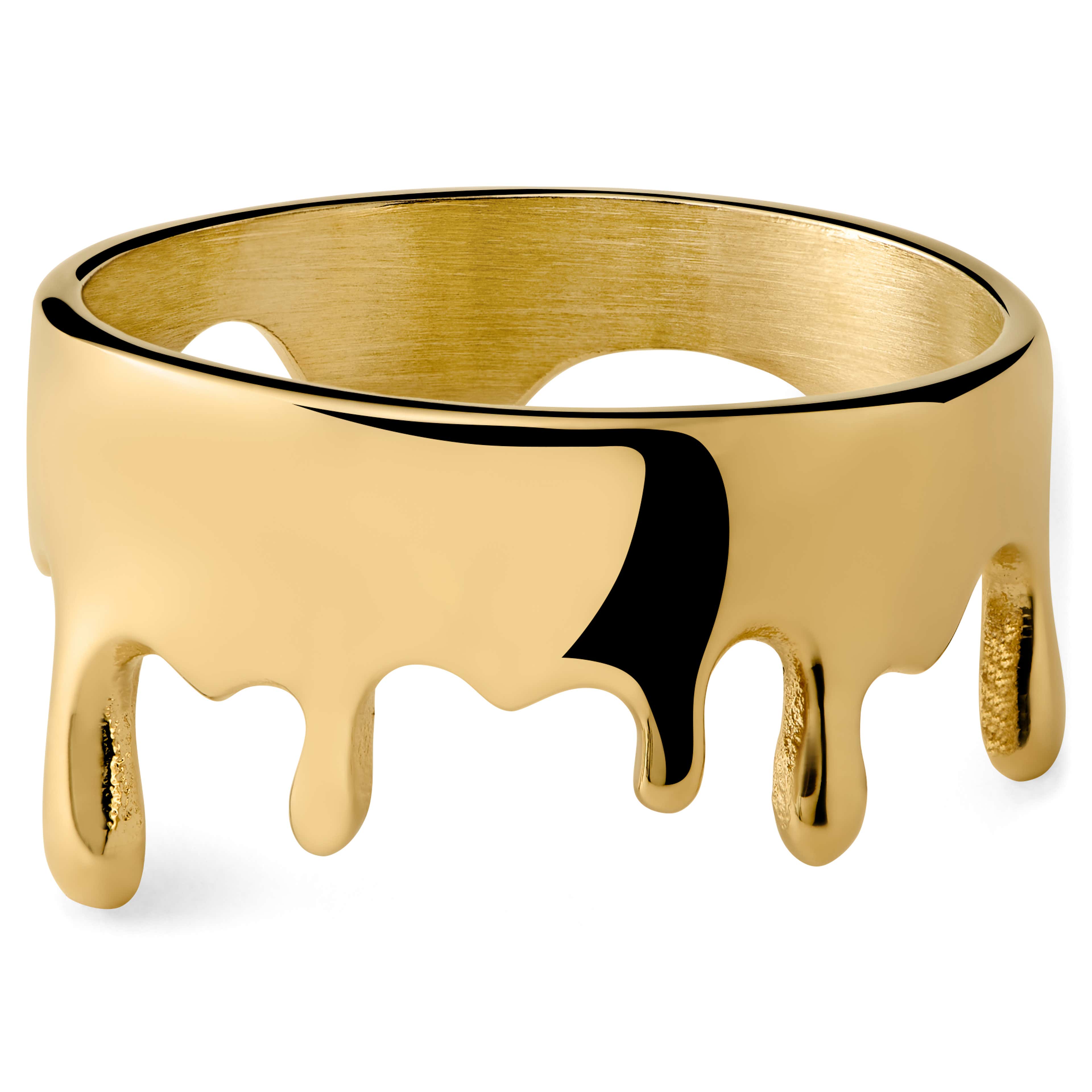 Fahrenheit | Schmelzender goldfarbener Ring