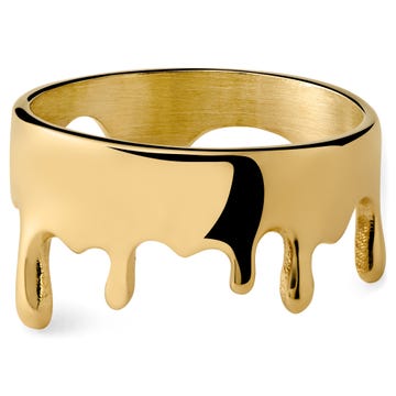 Fahrenheit | olvadó arany tónusú gyűrű