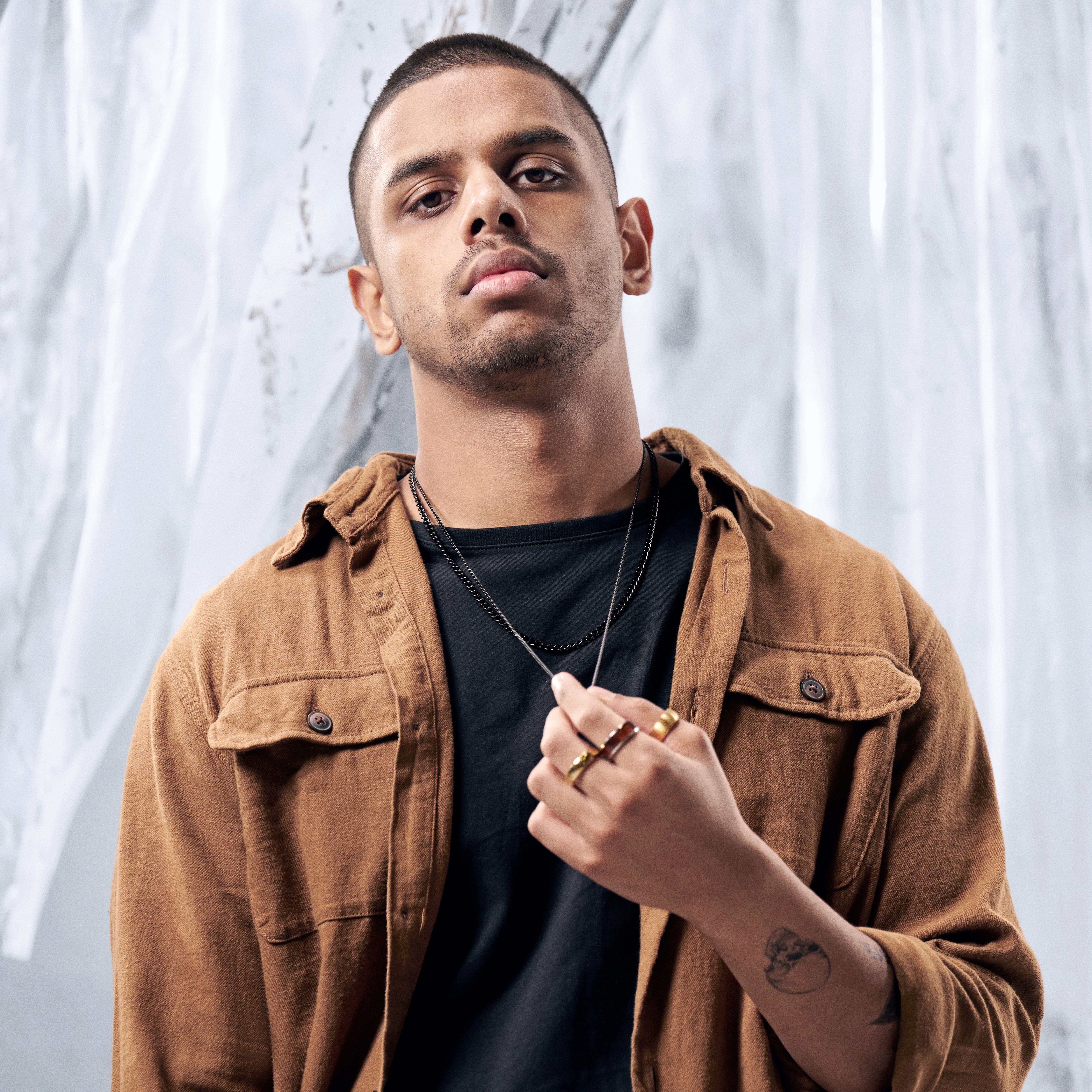 Anneau Aesop Cade en titane doré  - 4