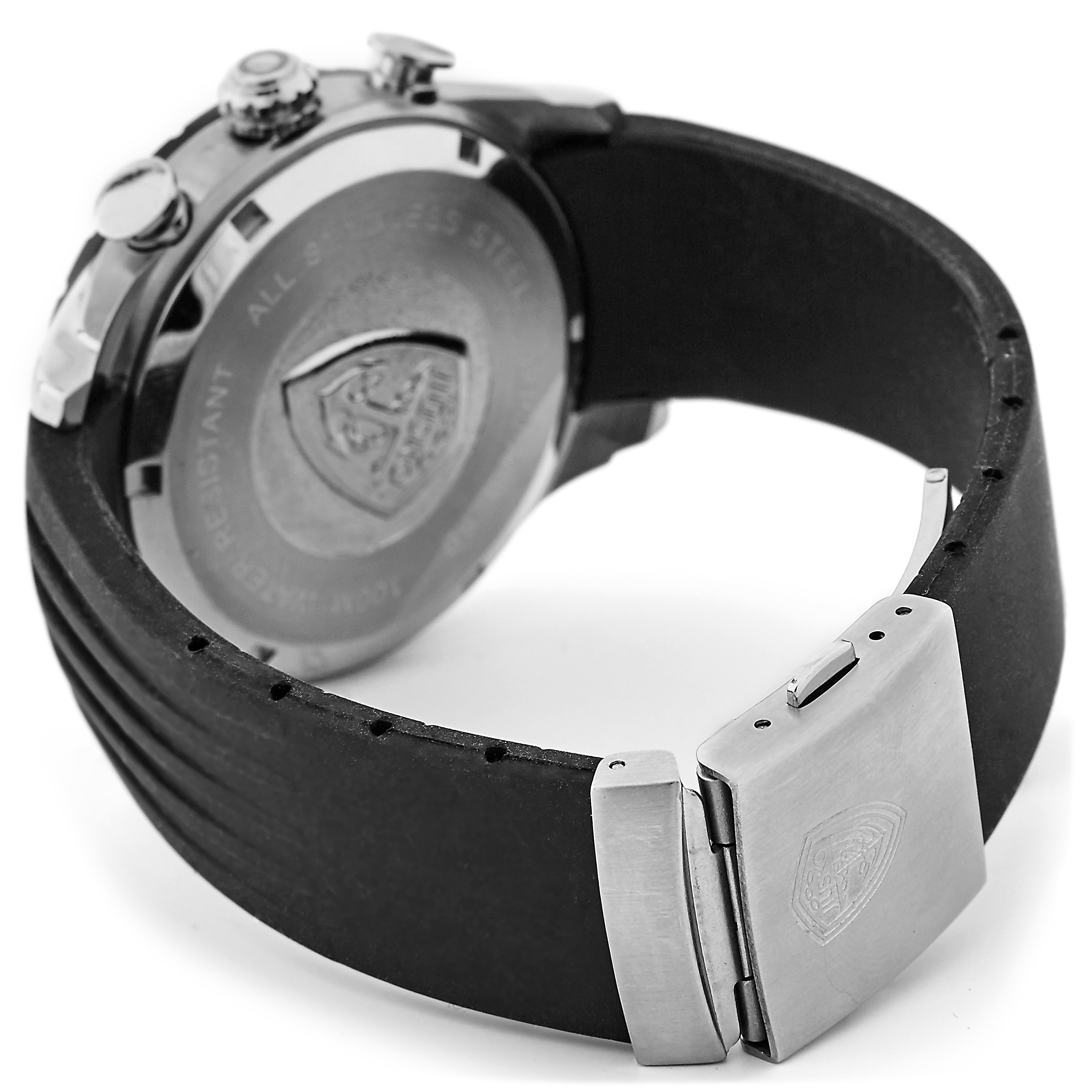 Svart Chrono Klokke - 3