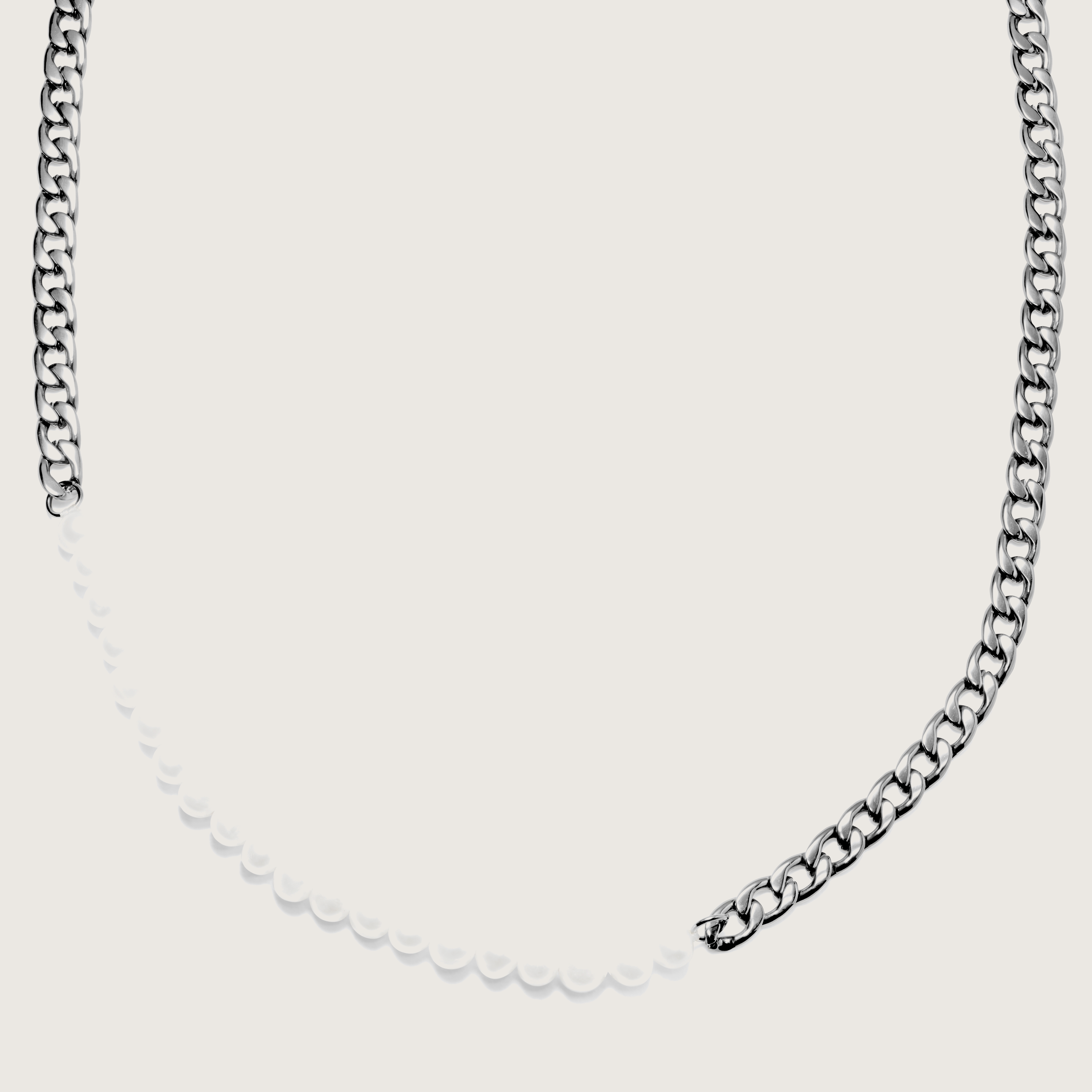 ★ROSEMONT★ Silver Pearl Necklace RA24C70J 23-