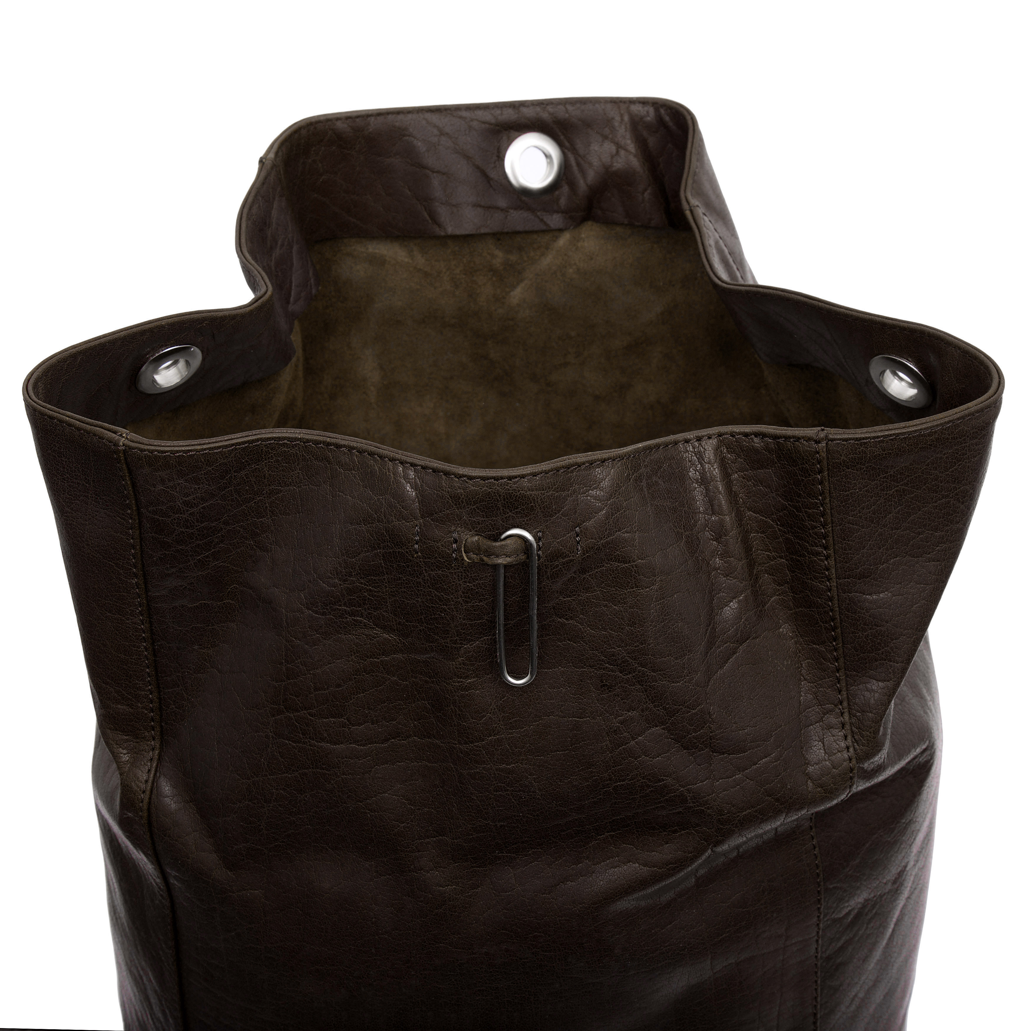 Geantă sport Duffel Montreal Classic din piele maro - 11