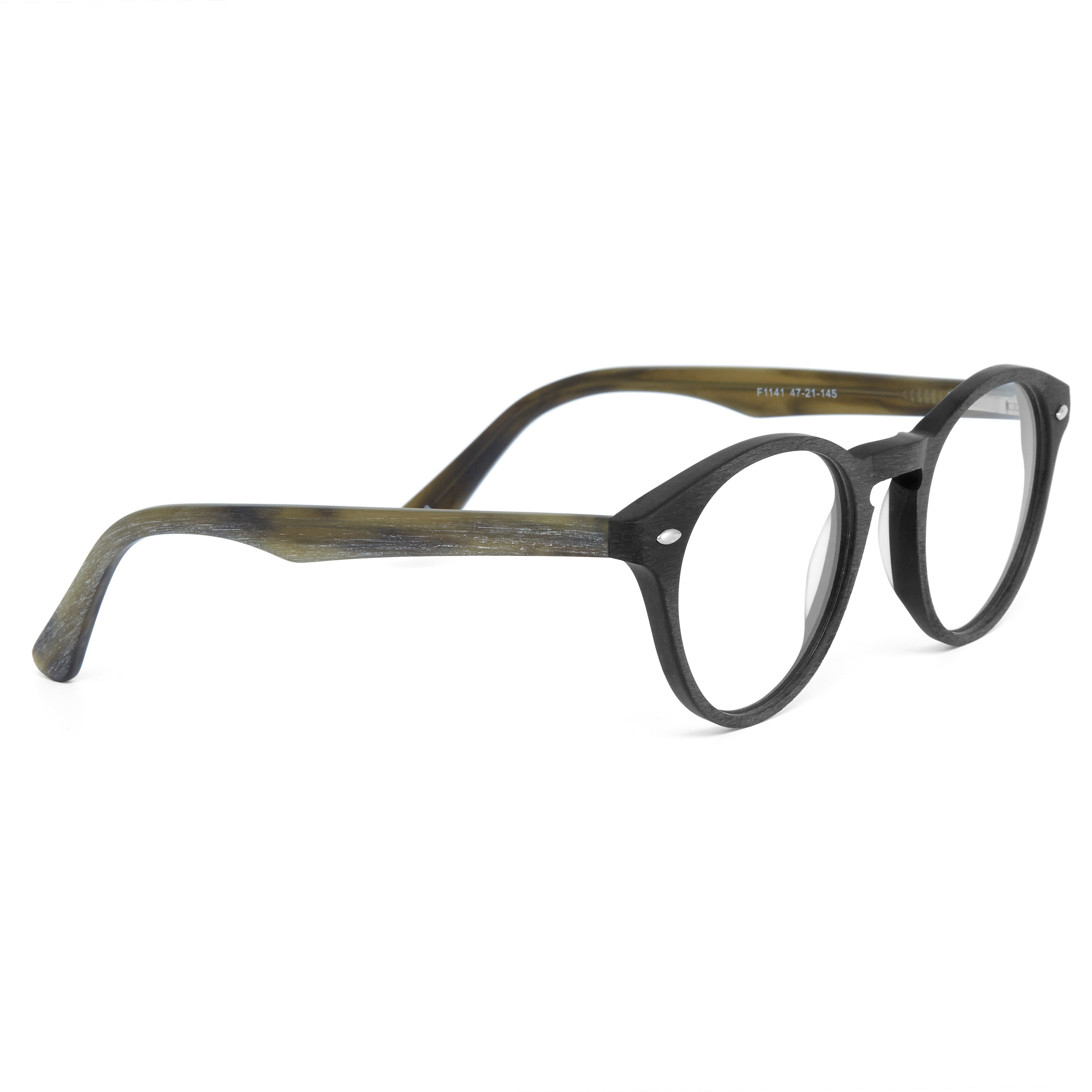 Basic Black and Brown Clear Glasses - 3