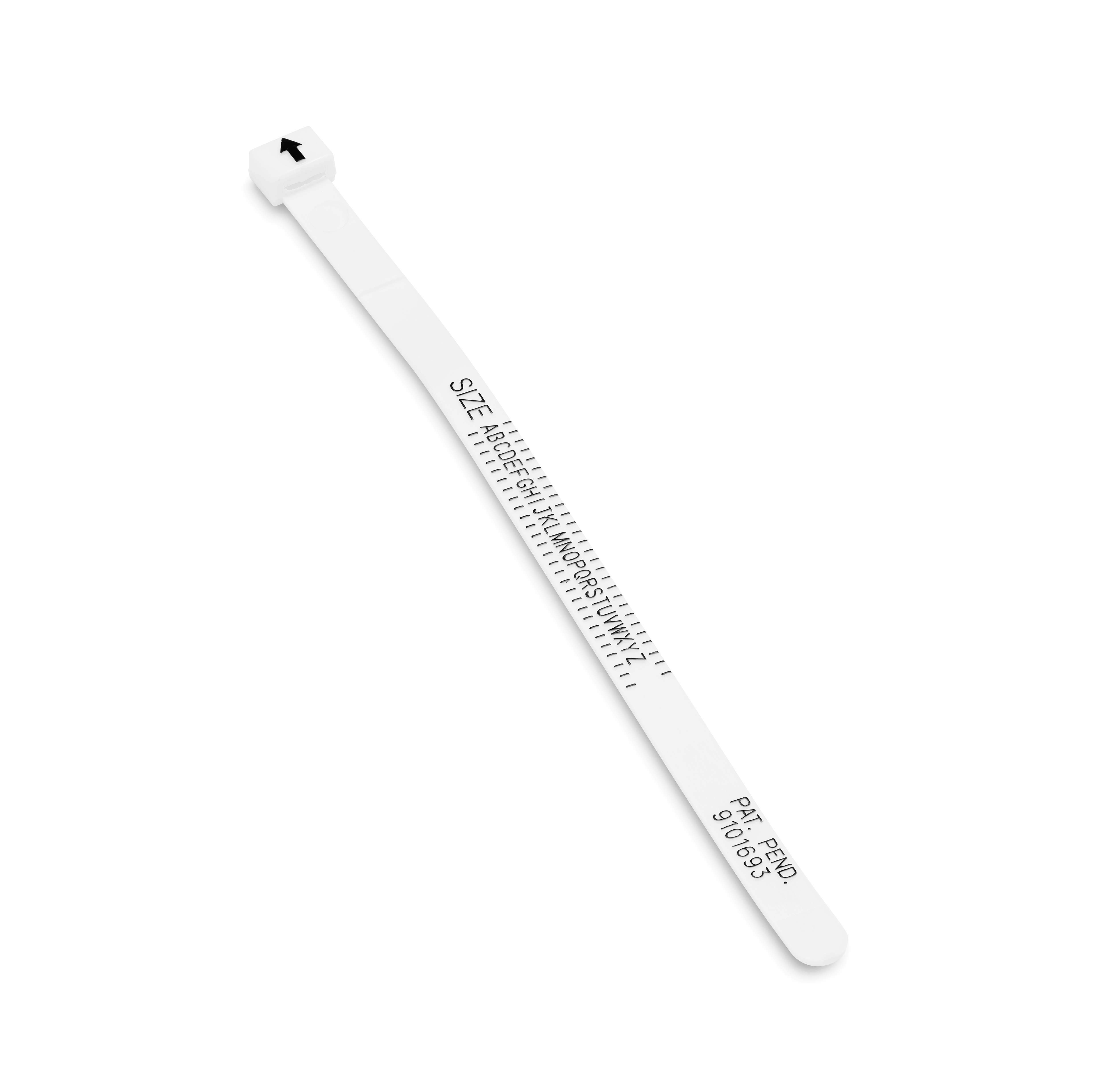 White Ring Sizer Belt – UK Ring Sizes - 3