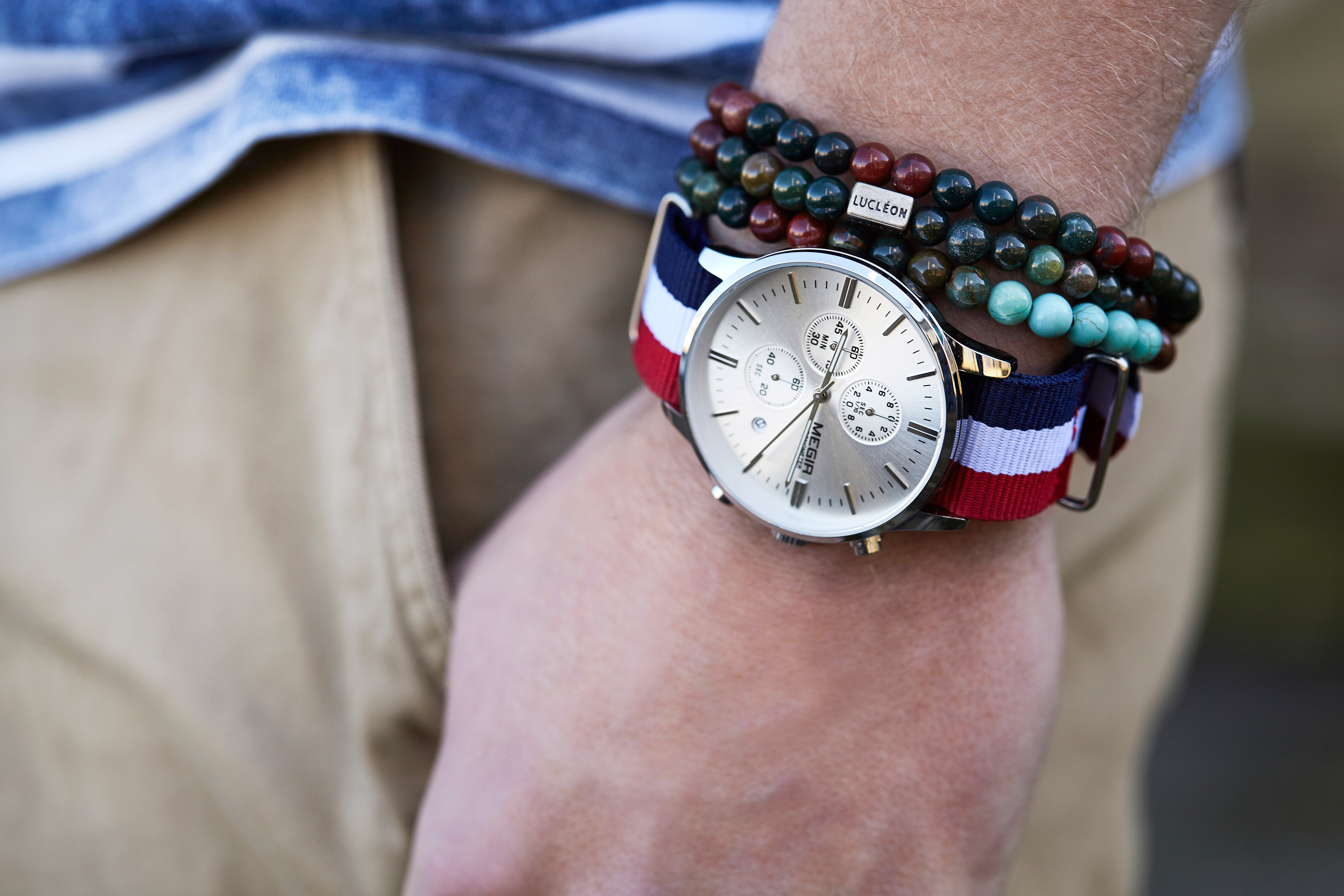 Гривна с камъни Peaceful  - 3