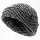 Nordic | Gorro Estilo Pescador em Mistura de Lã Cinza-escuro Nordic | Gorro Estilo Pescador em Mistura de Lã Cinza-escuro