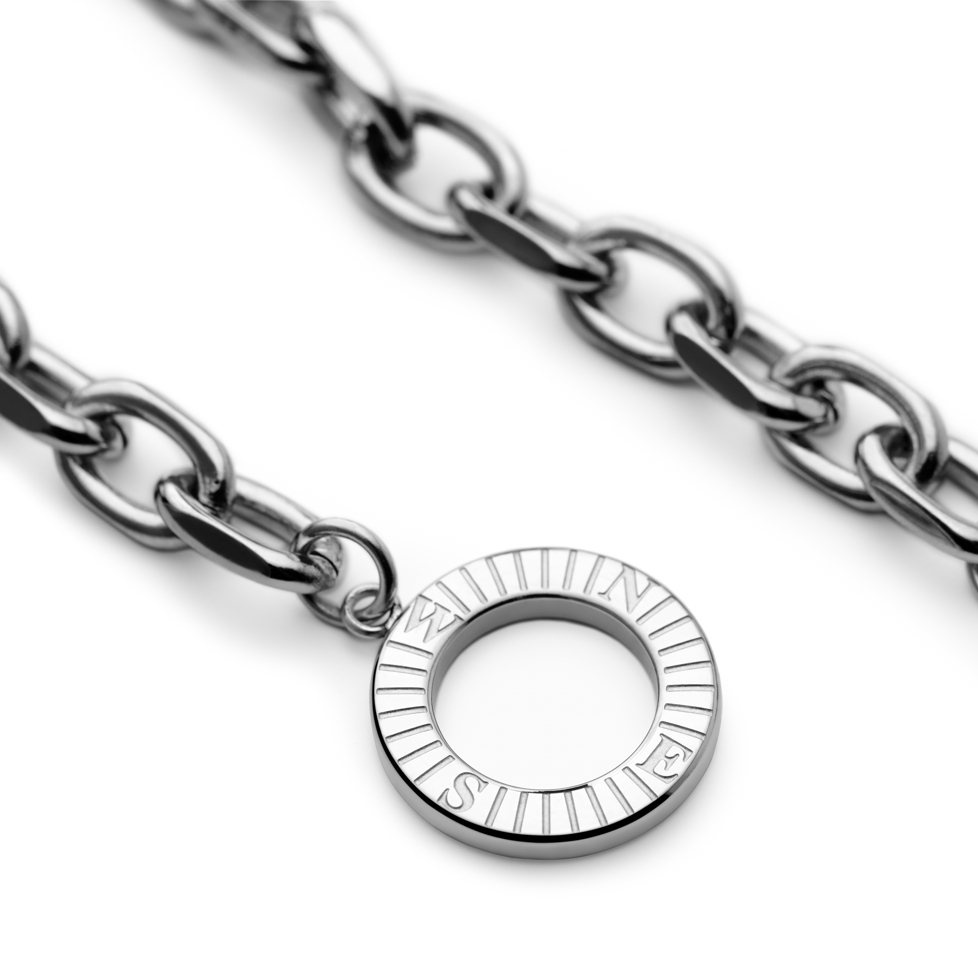 Atlas | Silberfarbenes Nordstern-Charm-Armband aus Stahl - 7