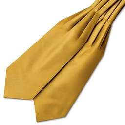 Golden Brown Satin Cravat