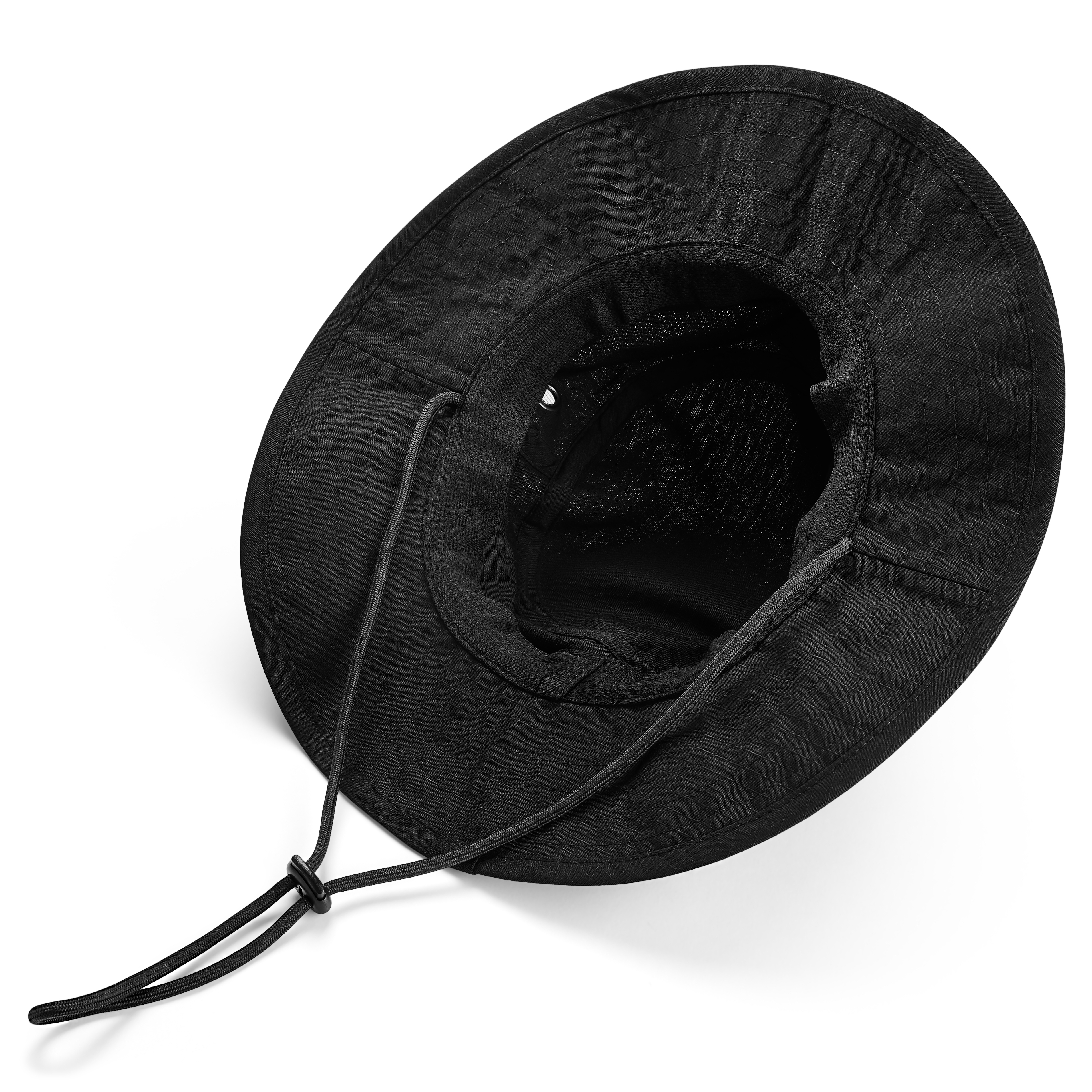 美品　wind and sea Twill Safari Hat BLACK Dorfman Milano Hiker Washed Twill Safari 2 1/2