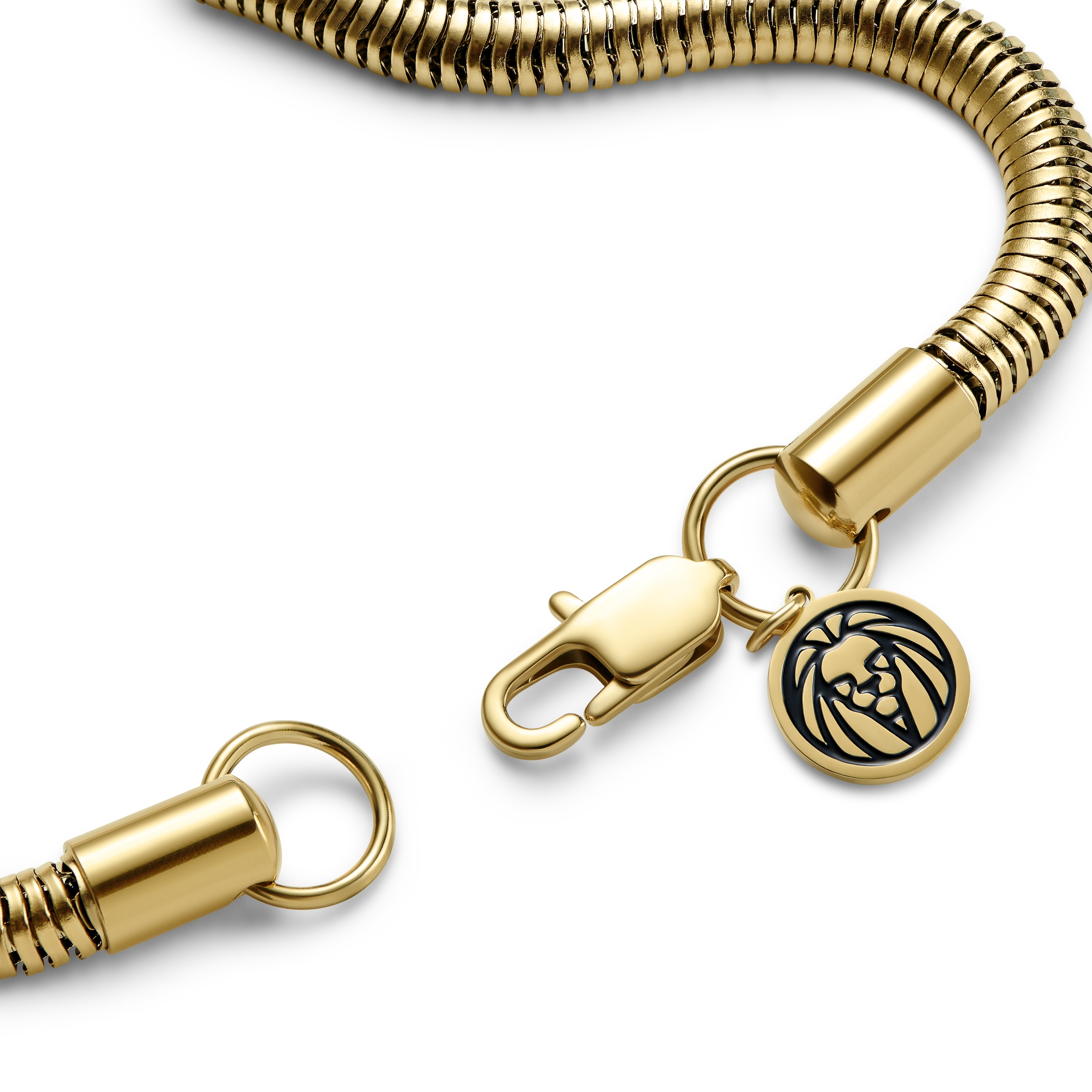 Essentials | 5 mm Goldfarbenes Schlangenketten-Armband - 5