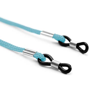 Attache pour lunettes de soleil bleu clair Attache pour lunettes de soleil bleu clair