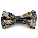 Royal Blue Paisley Pre-Tied Bow Tie Royal Blue Paisley Pre-Tied Bow Tie