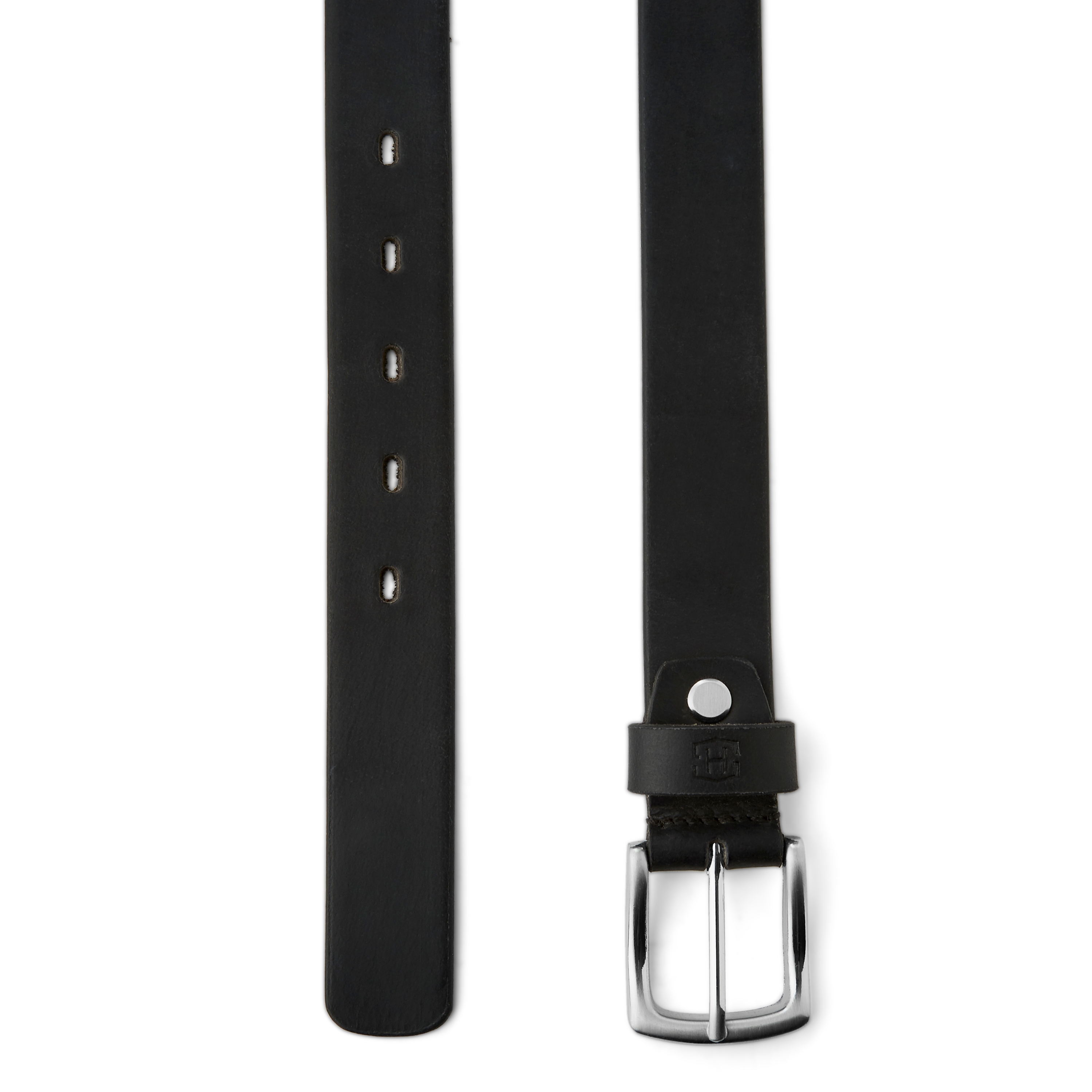 Ceinture en cuir noir Sem - 2