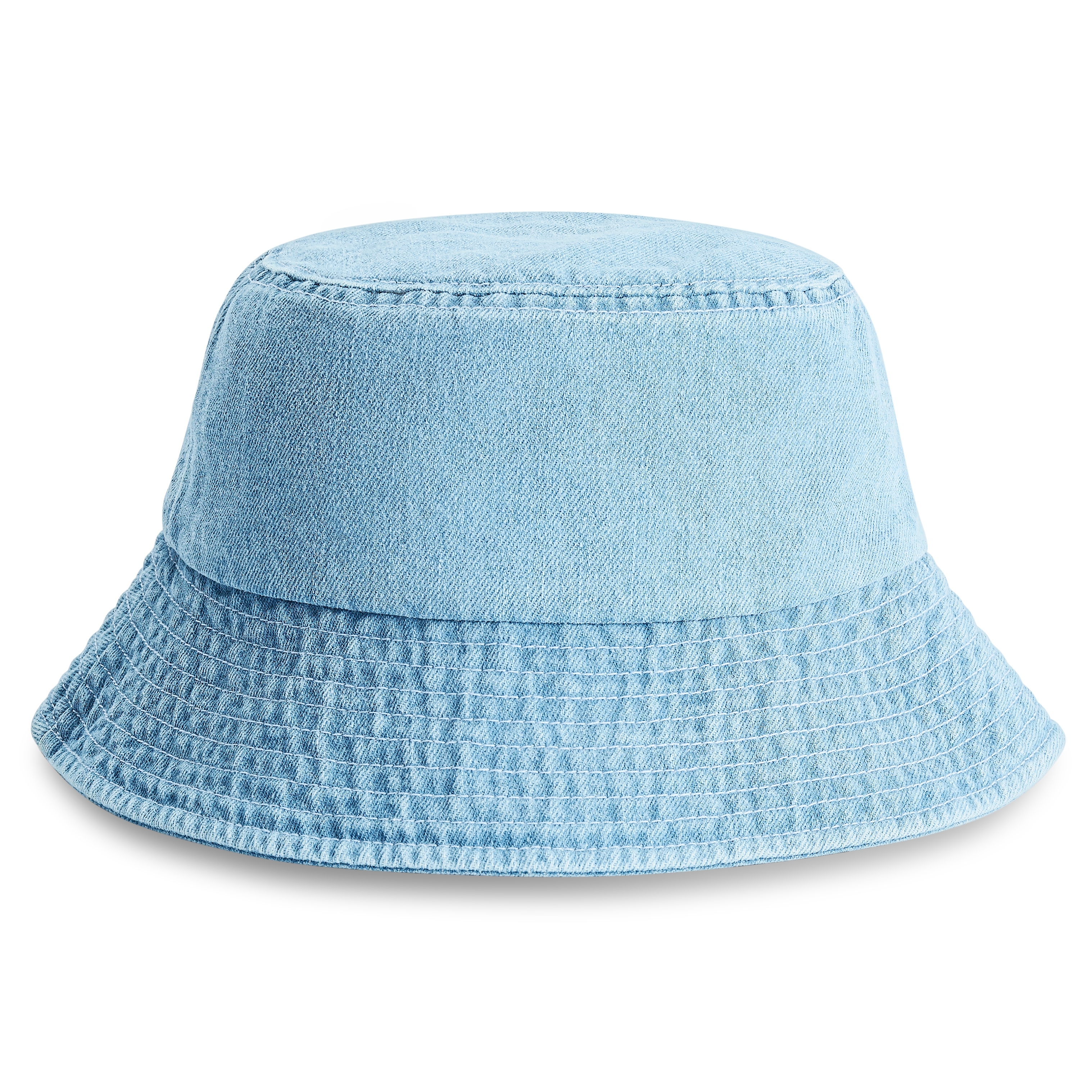 Washed denim sales bucket hat