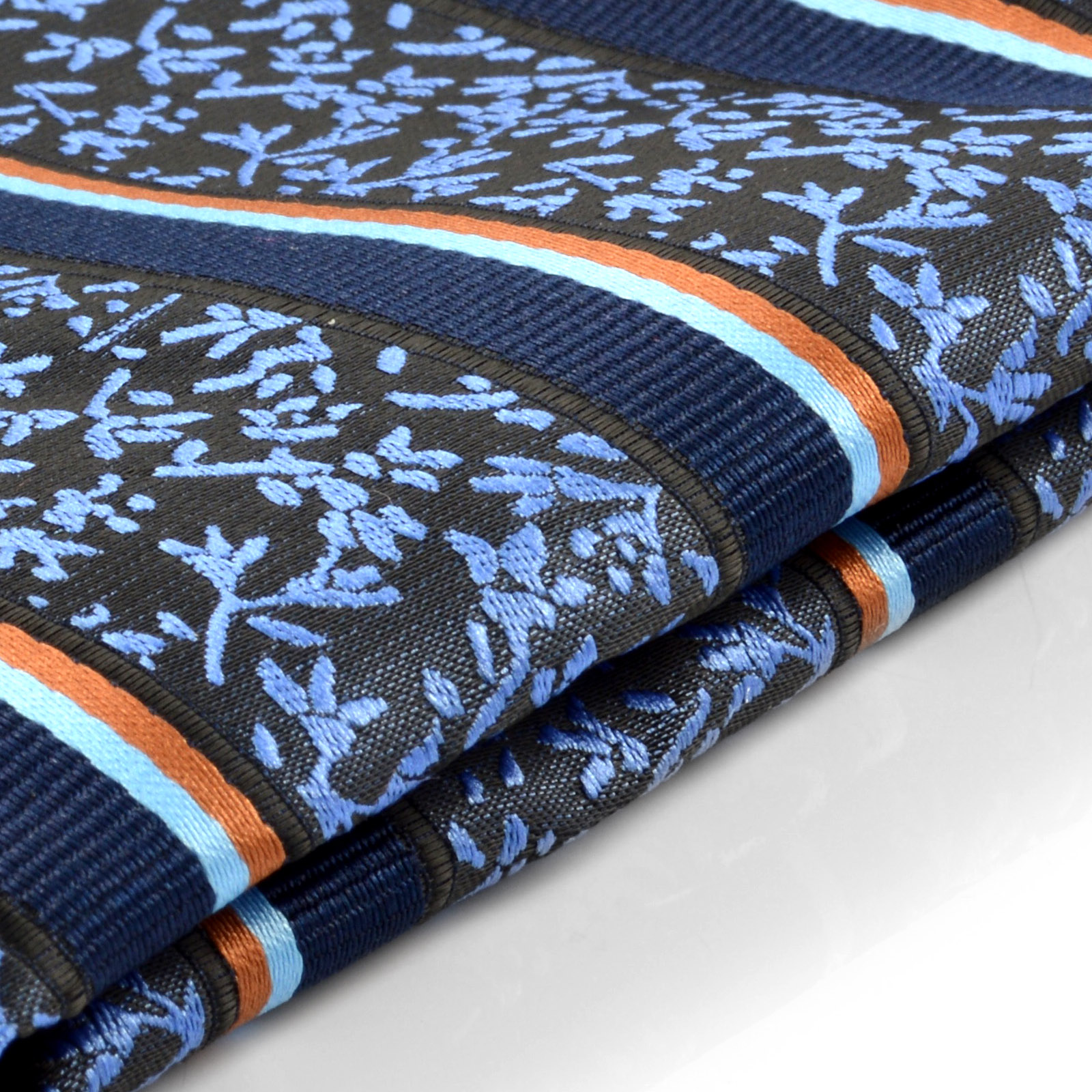 Blue Patterned Pocket Square - 2