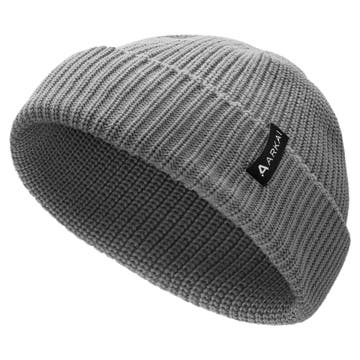 Nordic | Graue Fisherman-Beanie aus Polyester Nordic | Graue Fisherman-Beanie aus Polyester