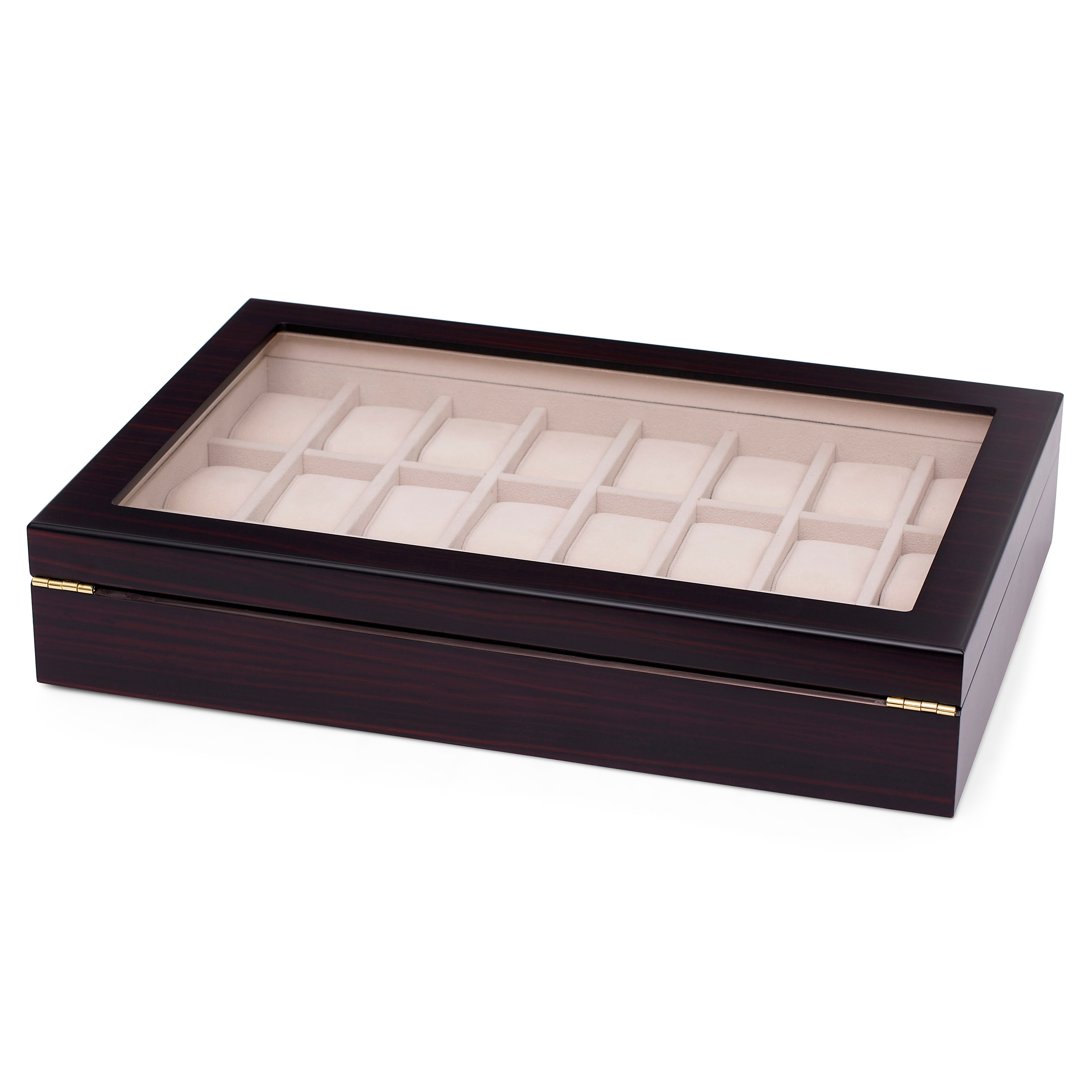 Ebenholts Klocklåda - 24 klockor - 3