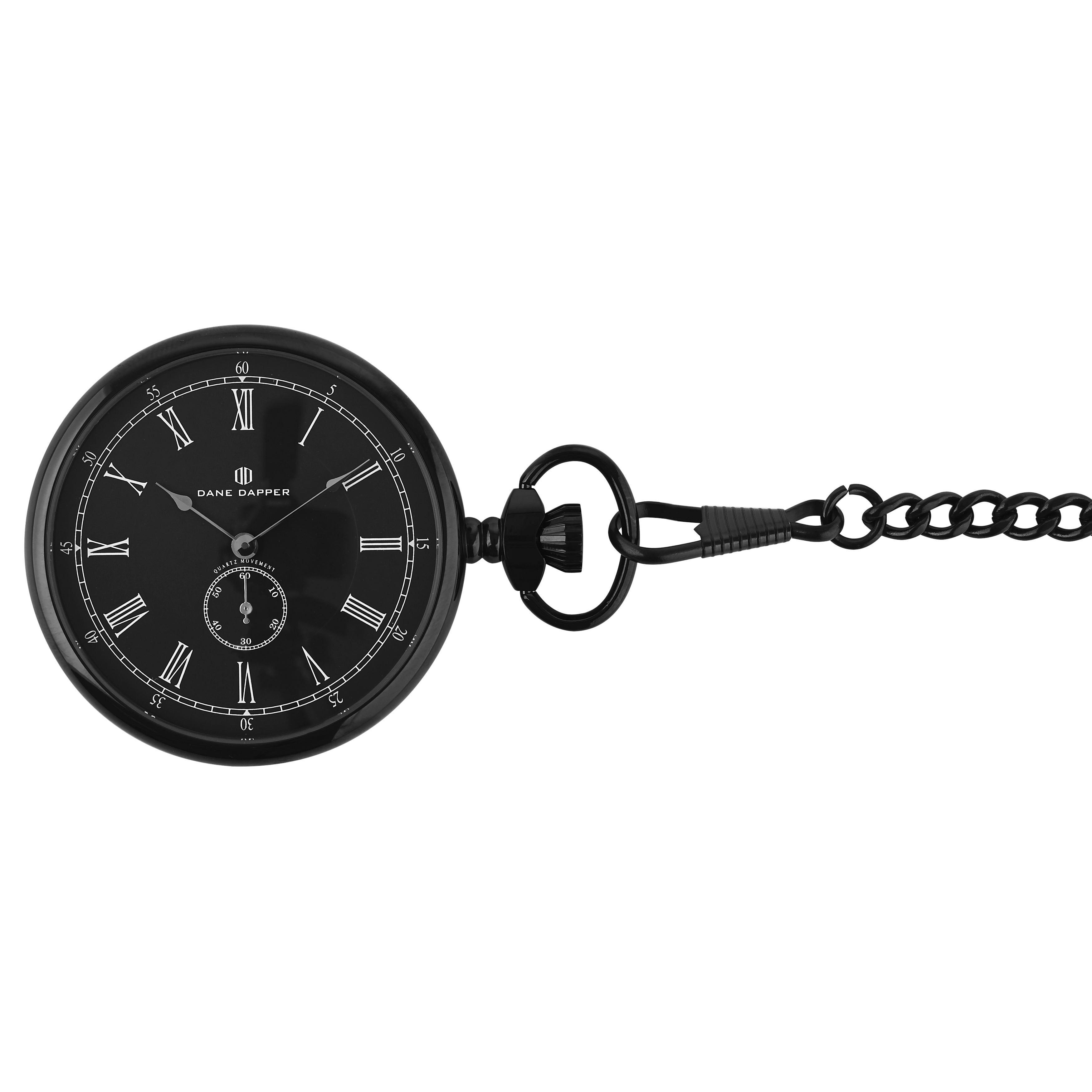 Black & Black Time Keeper Pocket Watch - 2
